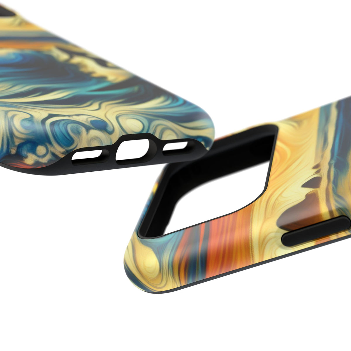 Impact Resistant Phone Case - Surfing Ocean Waves Design, Coastal Decor Gift
