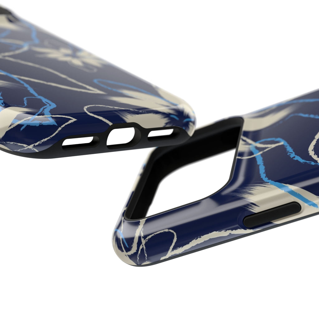 Floral Impact-Resistant Phone Case, Durable