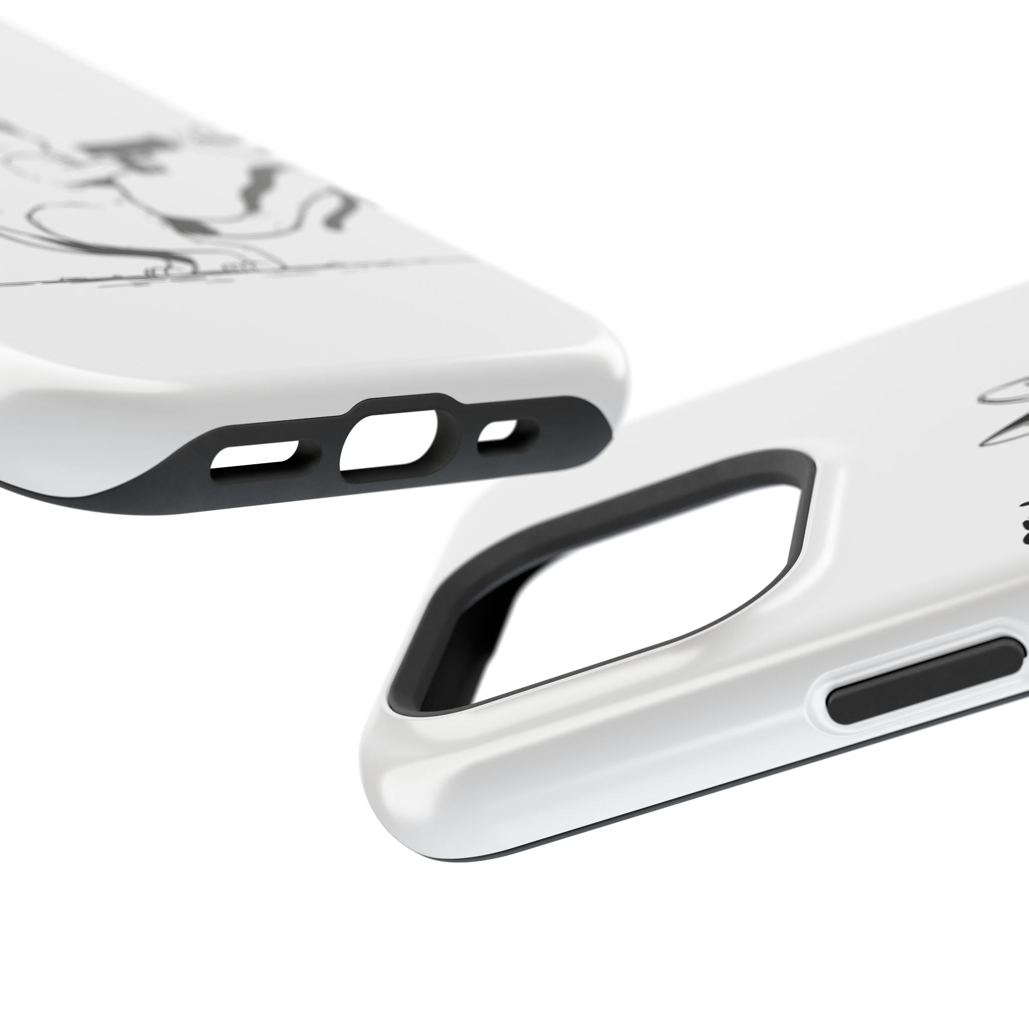 Cat Shooting 'Pew Pew' Phone Case — Impact-Resistant iPhone Cover
