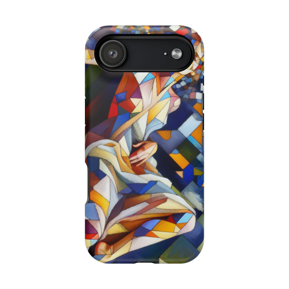 Stained Glass Angel Phone Case - Impact Resistant Art Phone Cover