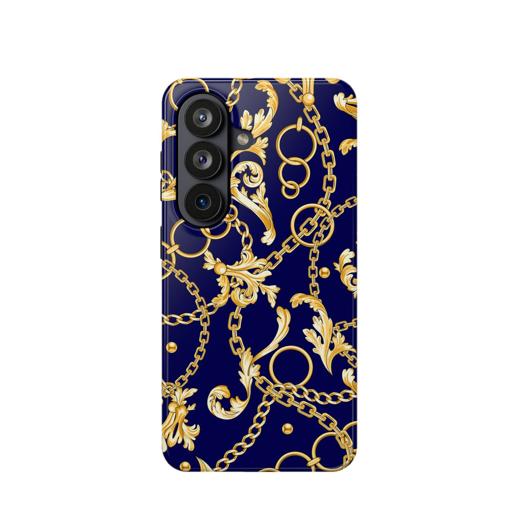 Golden Chain Impact-Resistant Phone Case