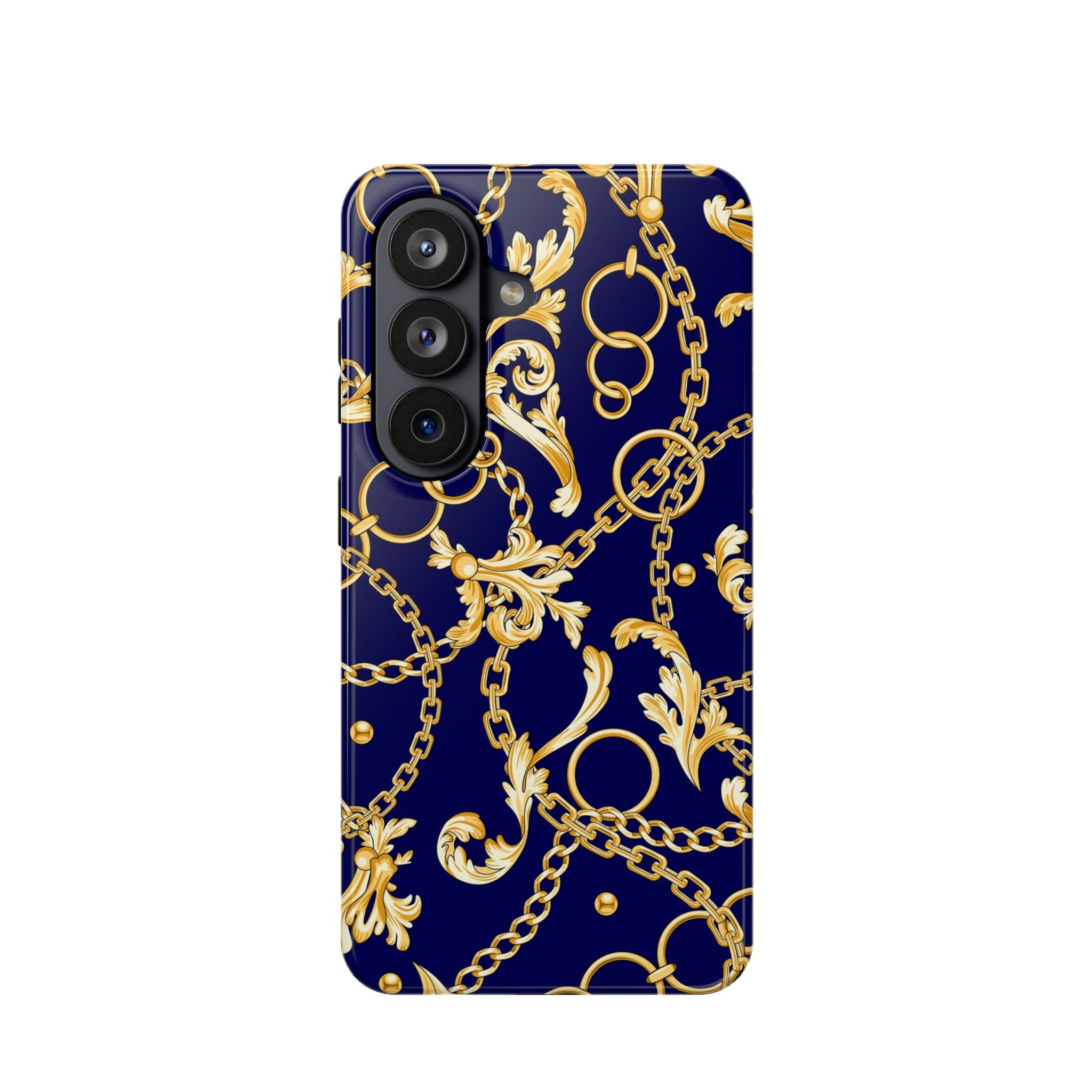 Golden Chain Impact-Resistant Phone Case