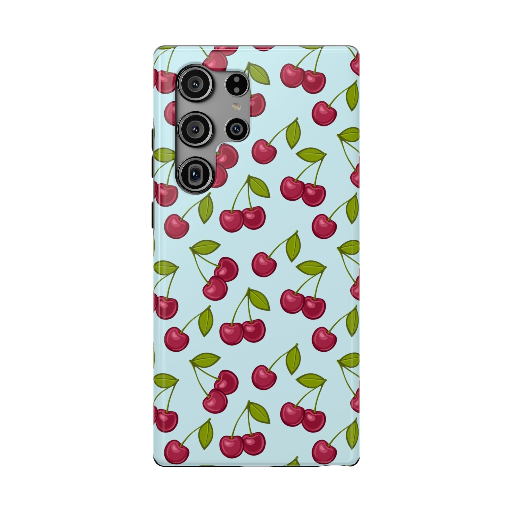 Cherry Pattern Phone Case, Cute Cherry
