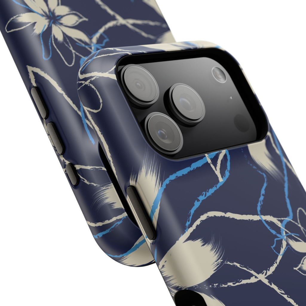 Floral Impact-Resistant Phone Case, Durable