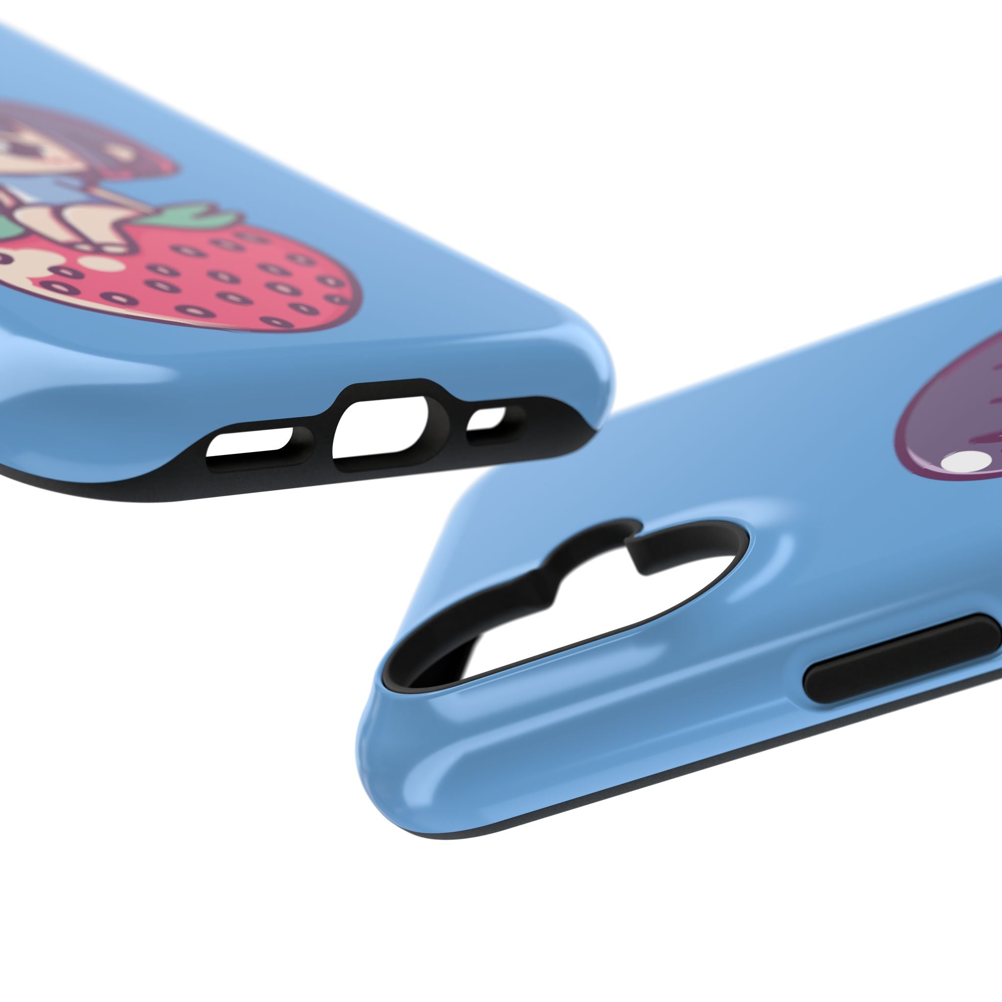 Cute Strawberry Impact Resistant Phone Case