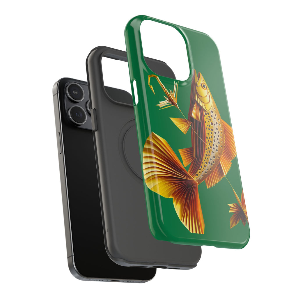 Impact Resistant Phone Case,  Lucky Charm Fish, Outdoor Enthusiast Gift