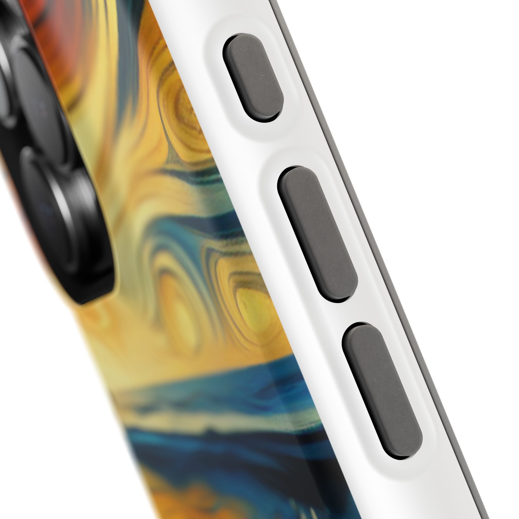 Impact Resistant Phone Case - Surfing Ocean Waves Design, Coastal Decor Gift