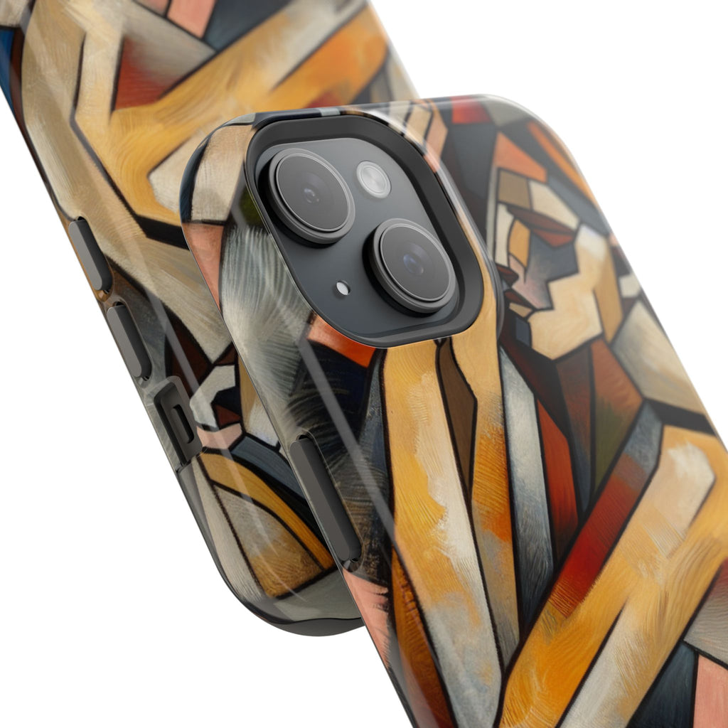Impact Resistant Phone Case - Woman Abstract Design