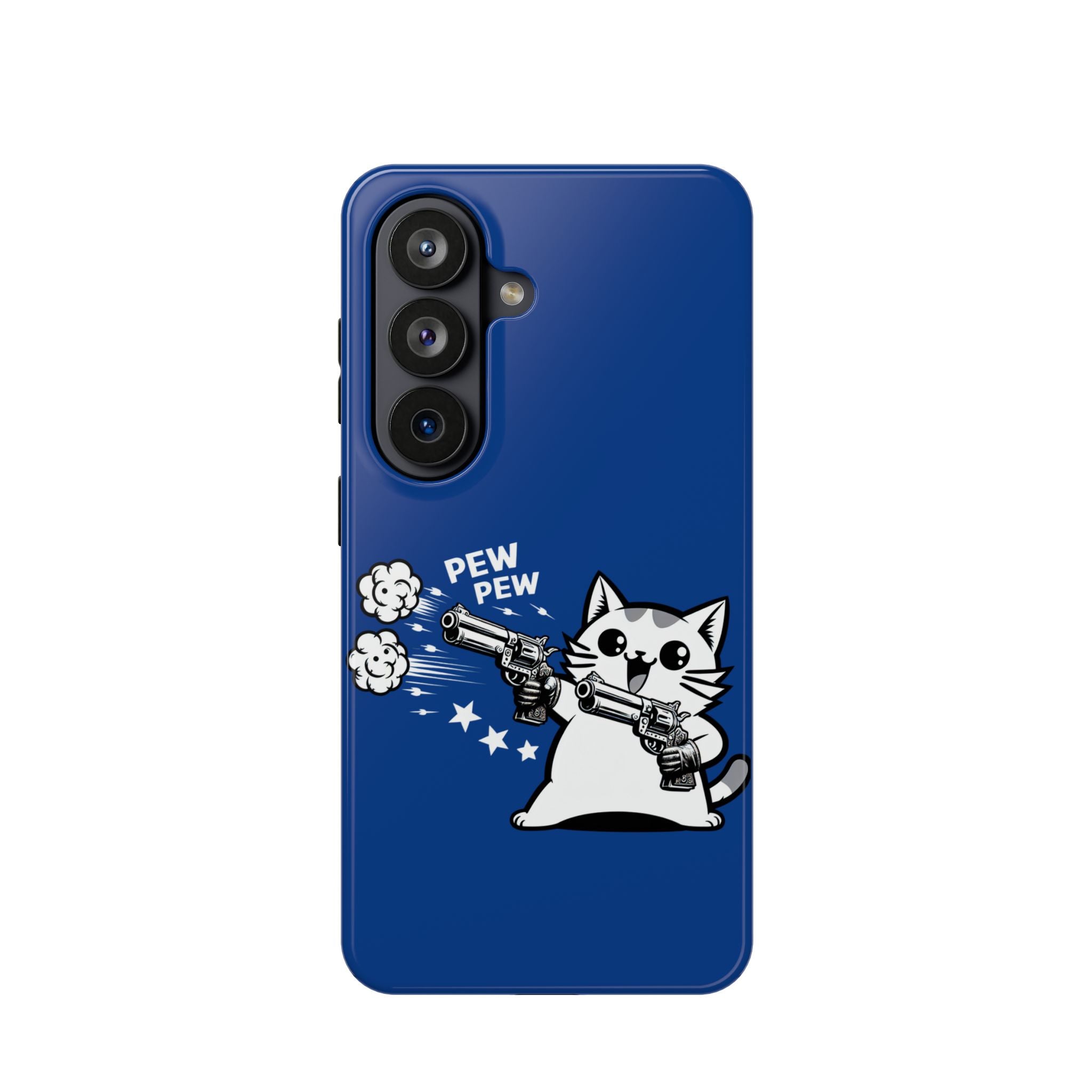 Kitty Pew Pew Impact Resistant Phone Case