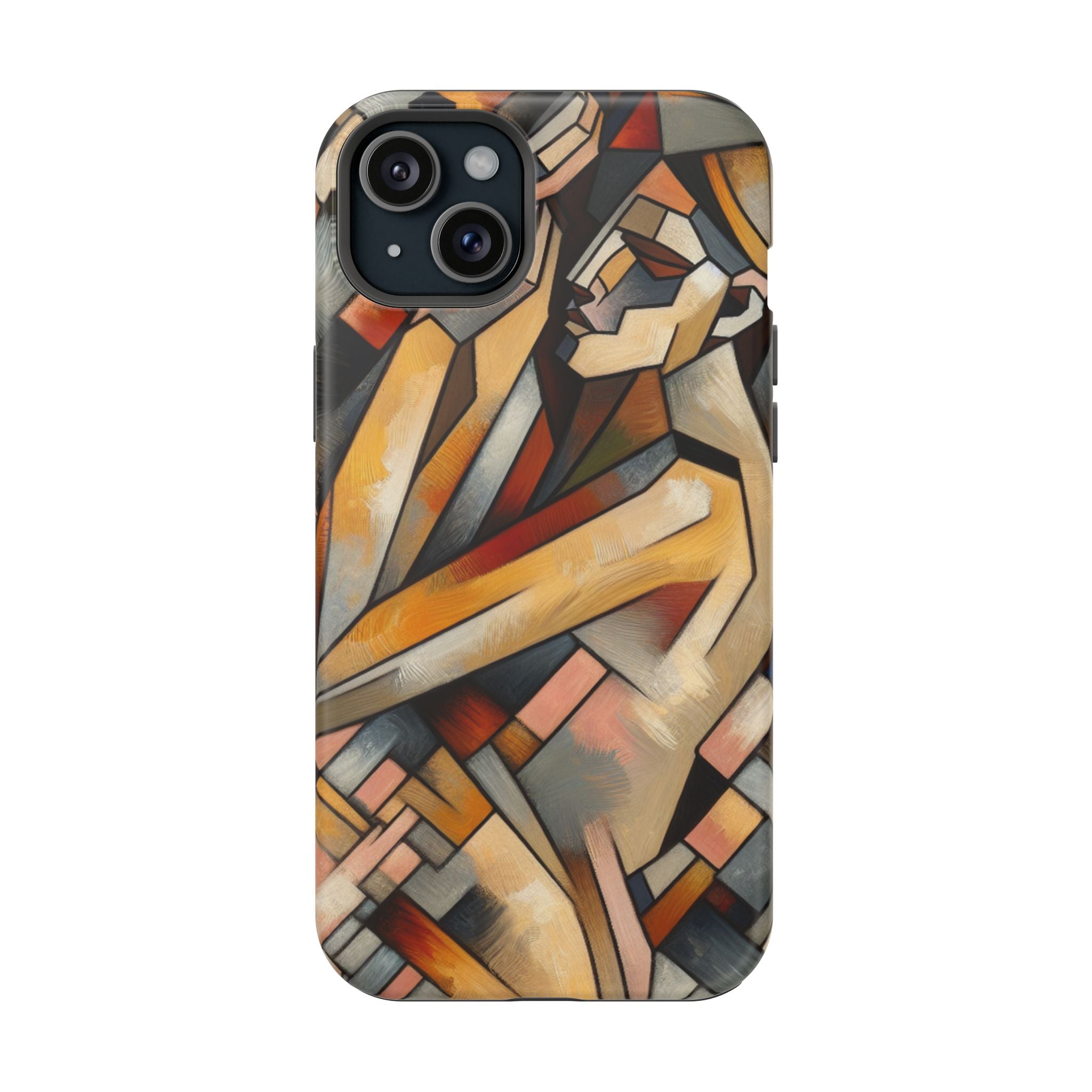Impact Resistant Phone Case - Woman Abstract Design