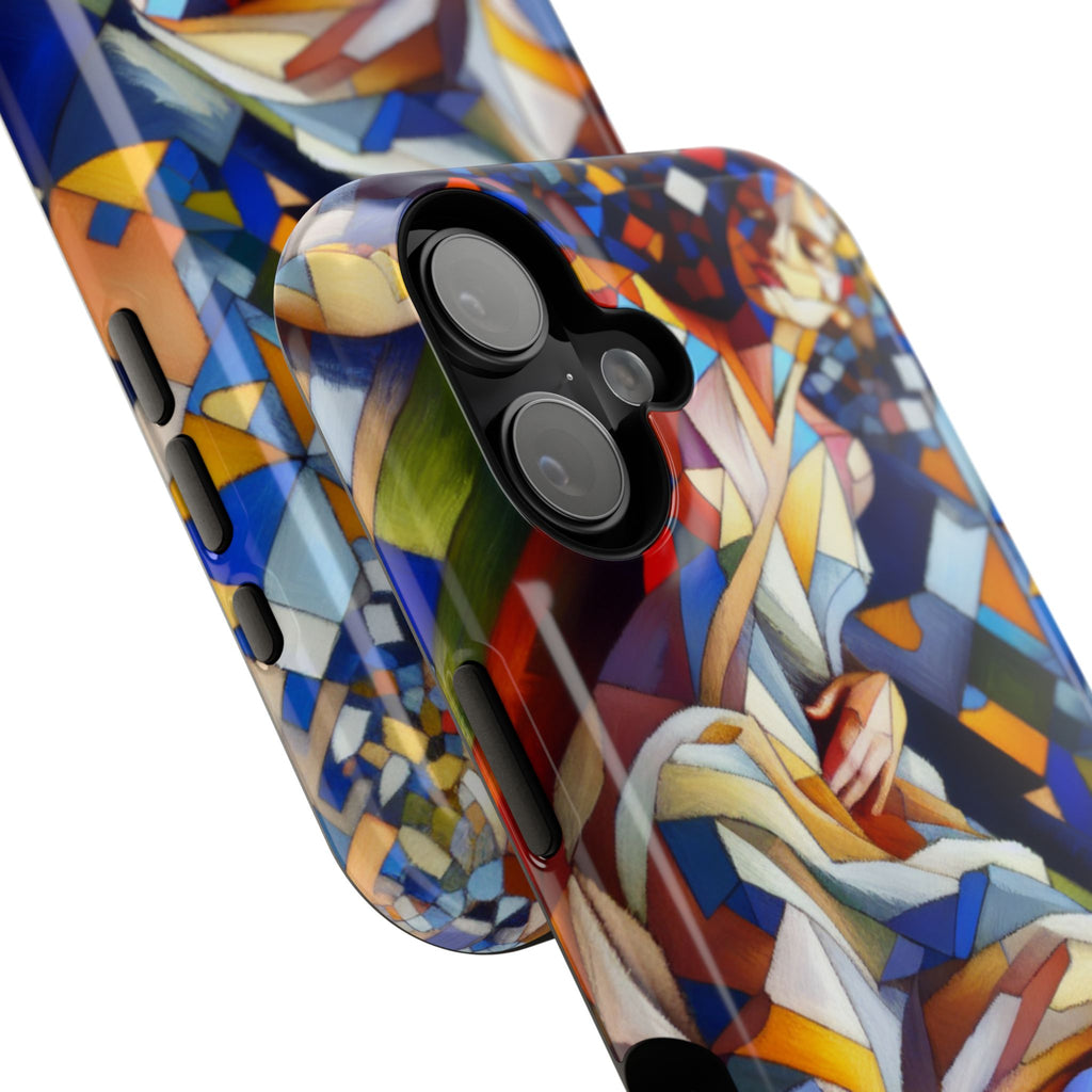 Abstract Stained Glass Dragon Impact Phone Case