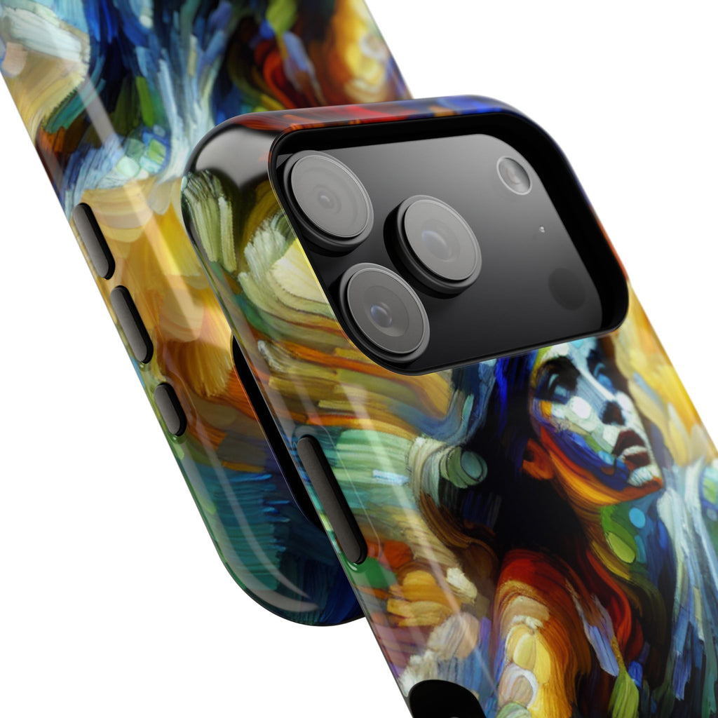 Impact-Resistant Phone Case — Colorful Surreal Mermaid Art