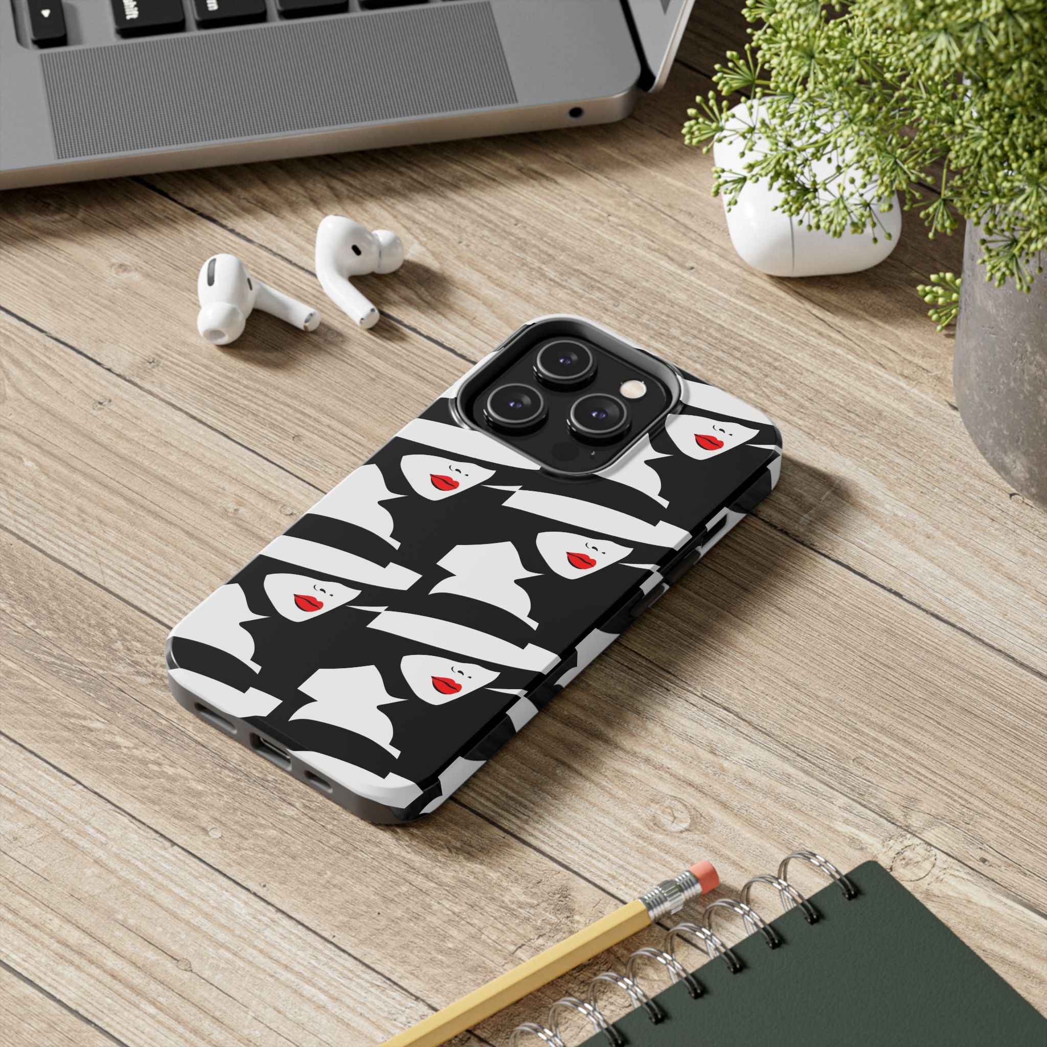 Retro Chic Tough Phone Case