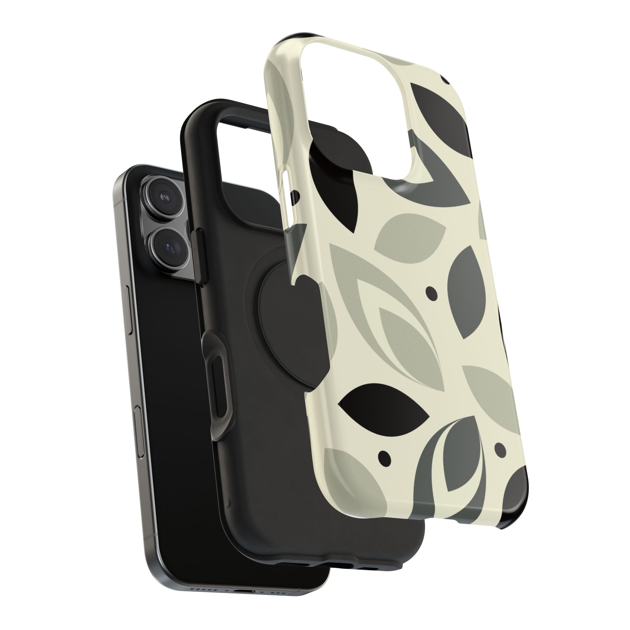 Modern Leaf Impact-Resistant Phone Cases
