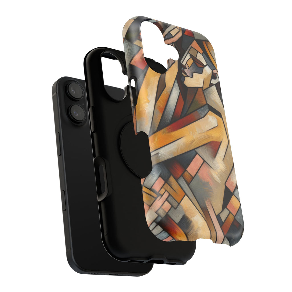 Impact Resistant Phone Case - Sleeping  Woman Abstract
