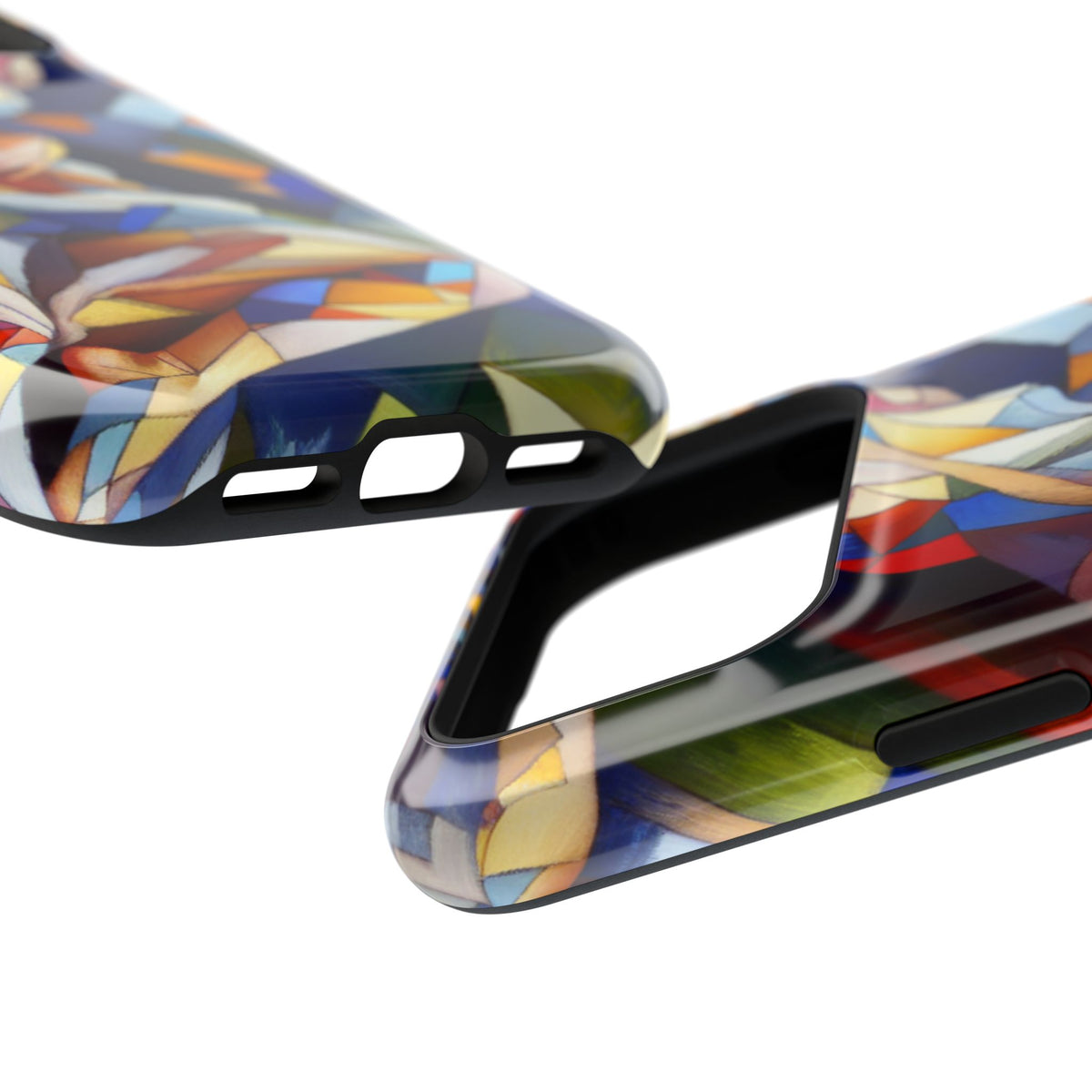 Stained Glass Angel Phone Case - Impact Resistant Art Phone Cover
