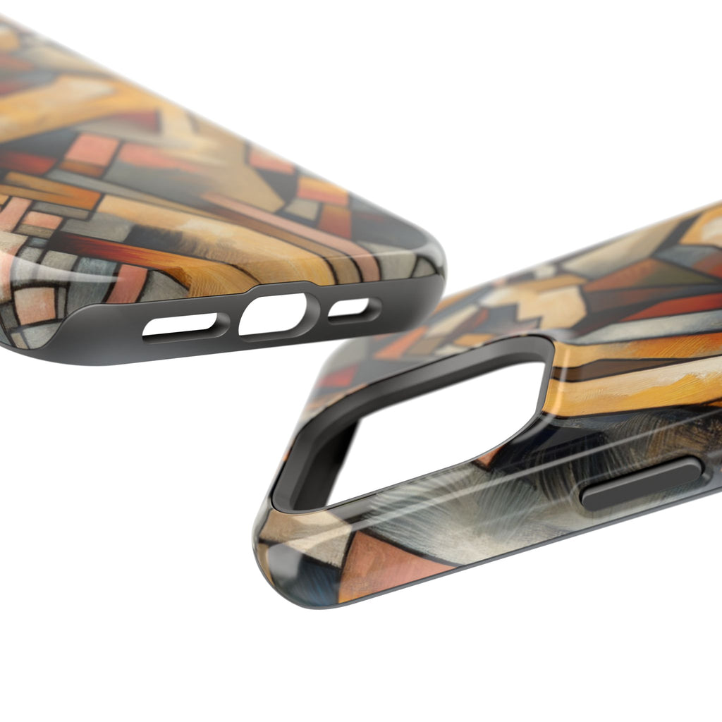 Impact Resistant Phone Case - Woman Abstract Design