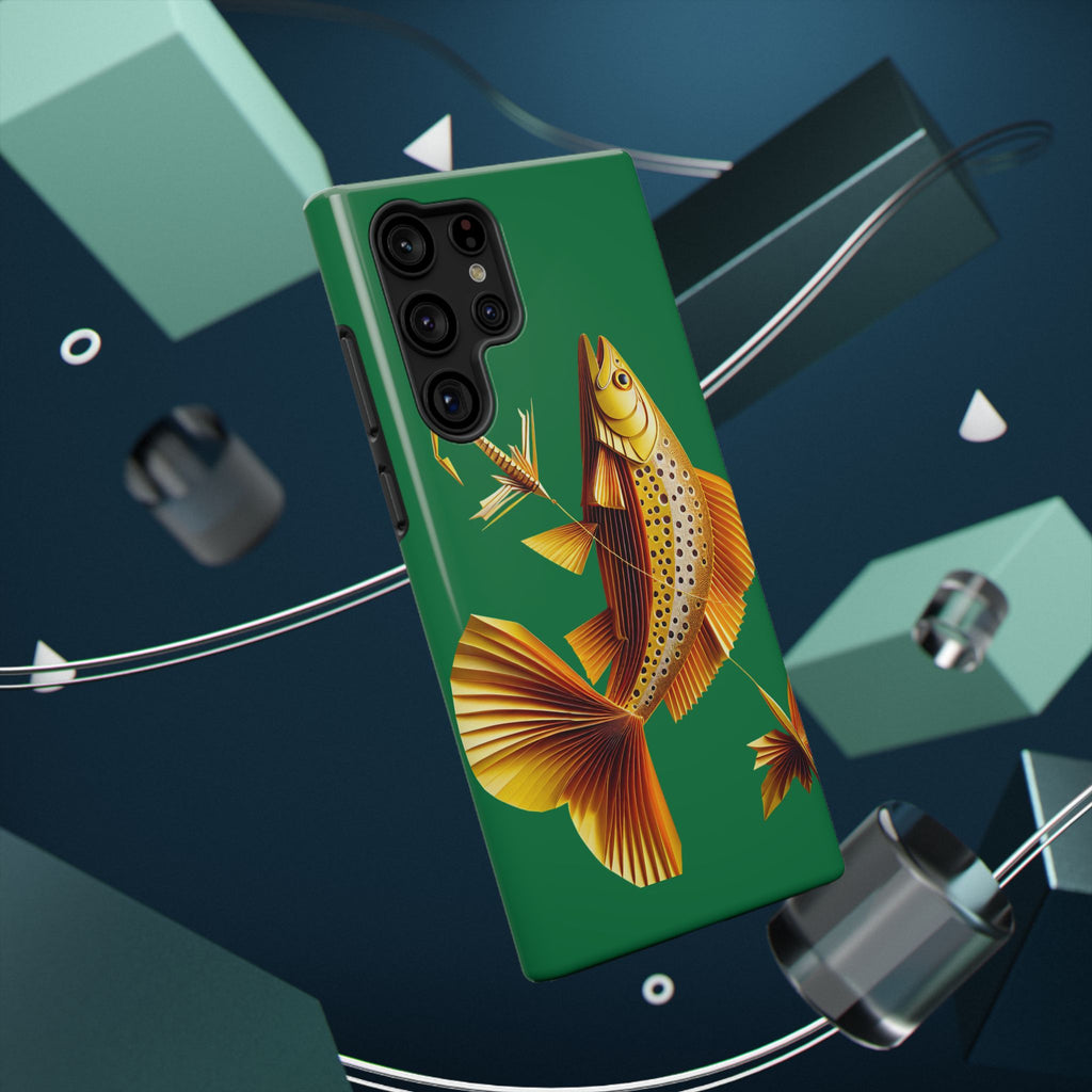 Impact Resistant Phone Case,  Lucky Charm Fish, Outdoor Enthusiast Gift
