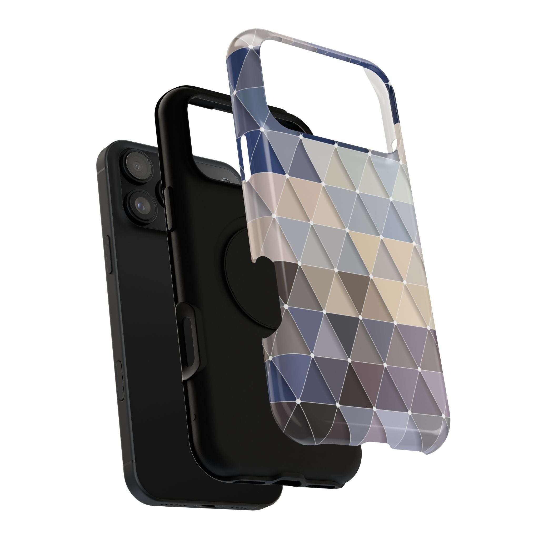 Geometric Phone Case - Stylish Impact-Resistant
