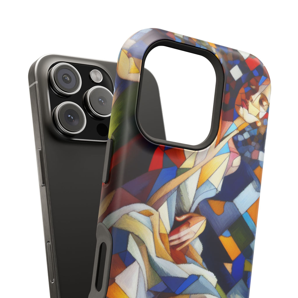 Stained Glass Angel Phone Case - Impact Resistant Art Phone Cover