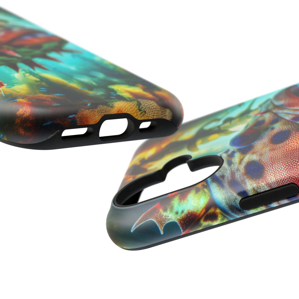 Sea Life Phone Case — Colorful Underwater Fish Impact-Resistant Case