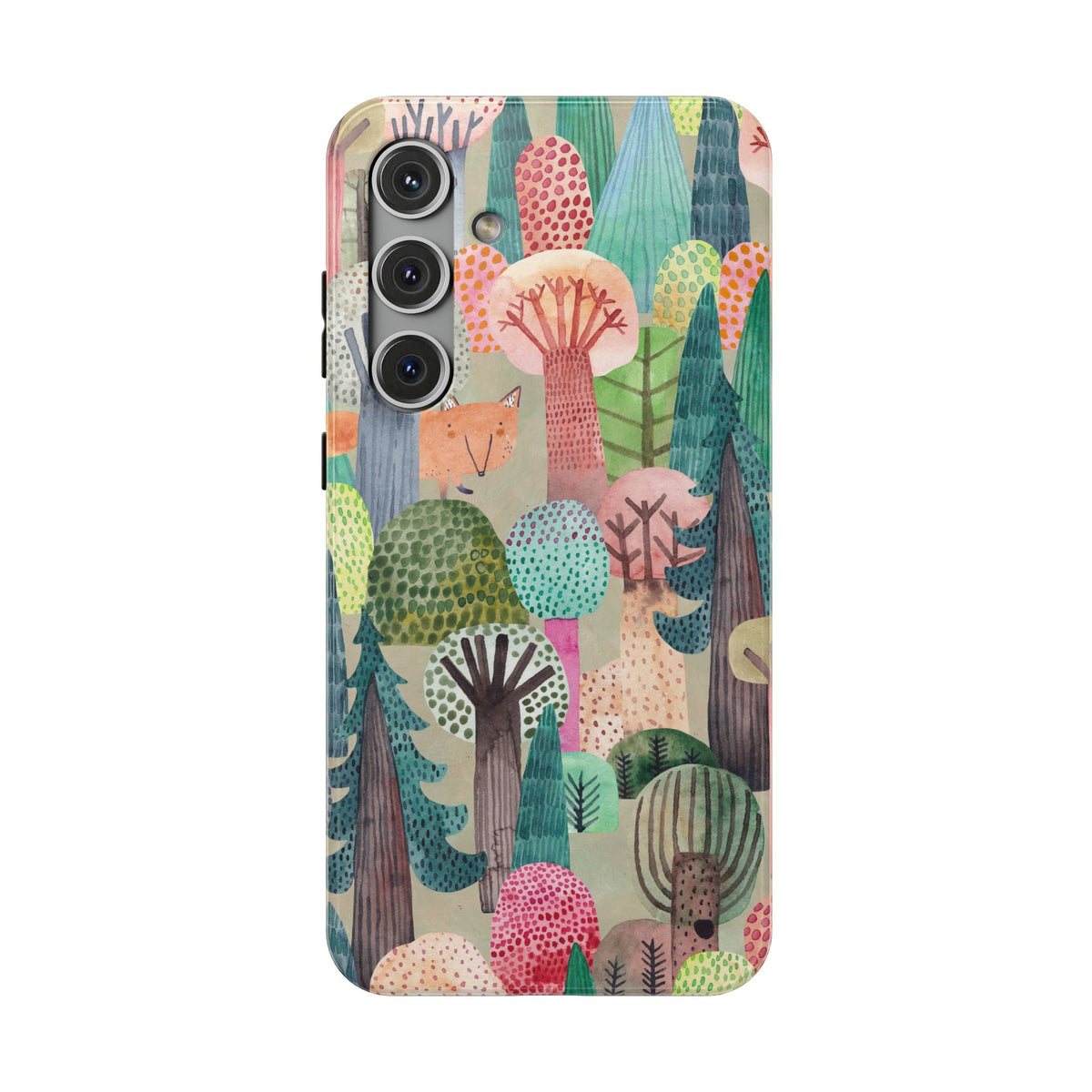 Whimsical Forest Fox Impact Phone Case