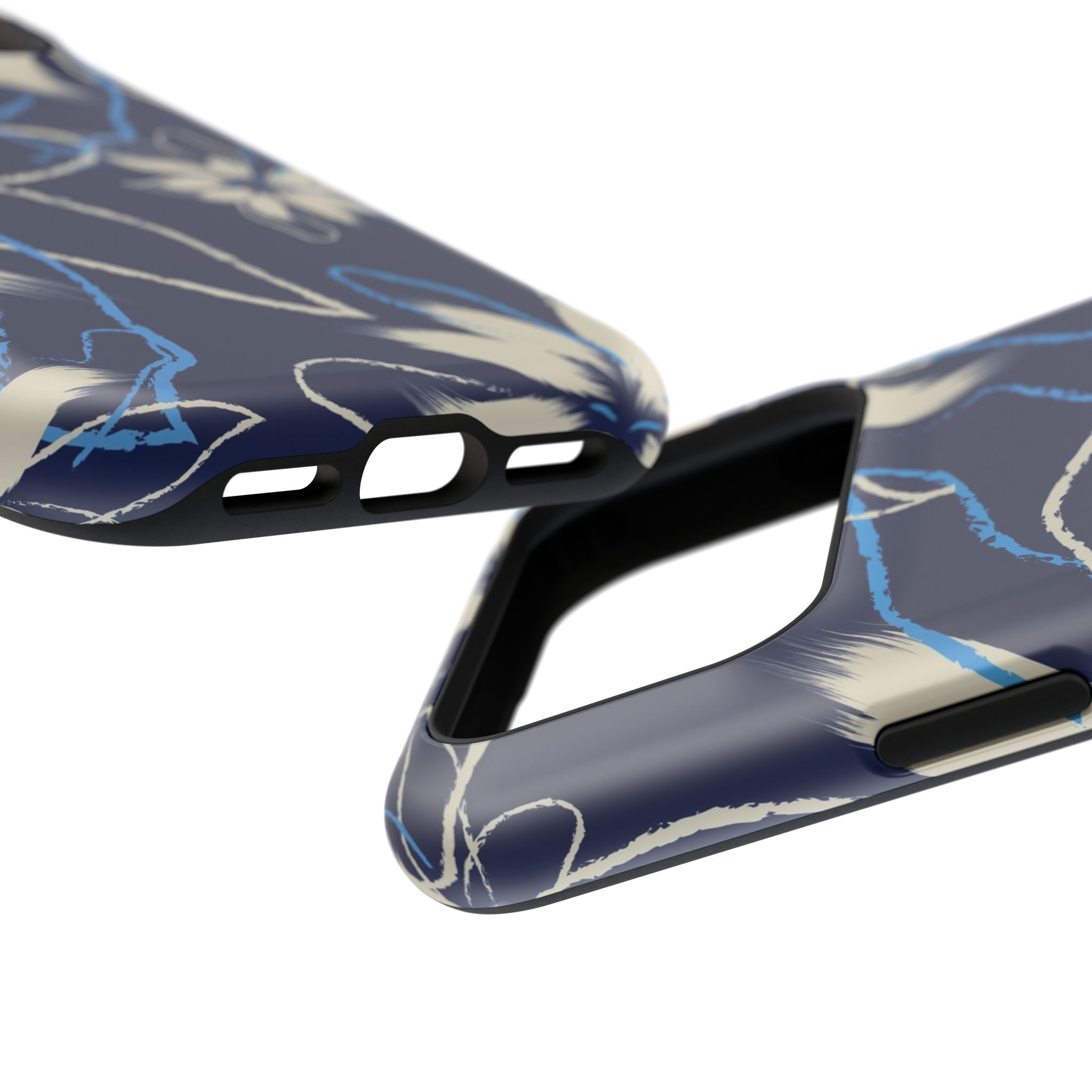 Floral Impact-Resistant Phone Case, Durable