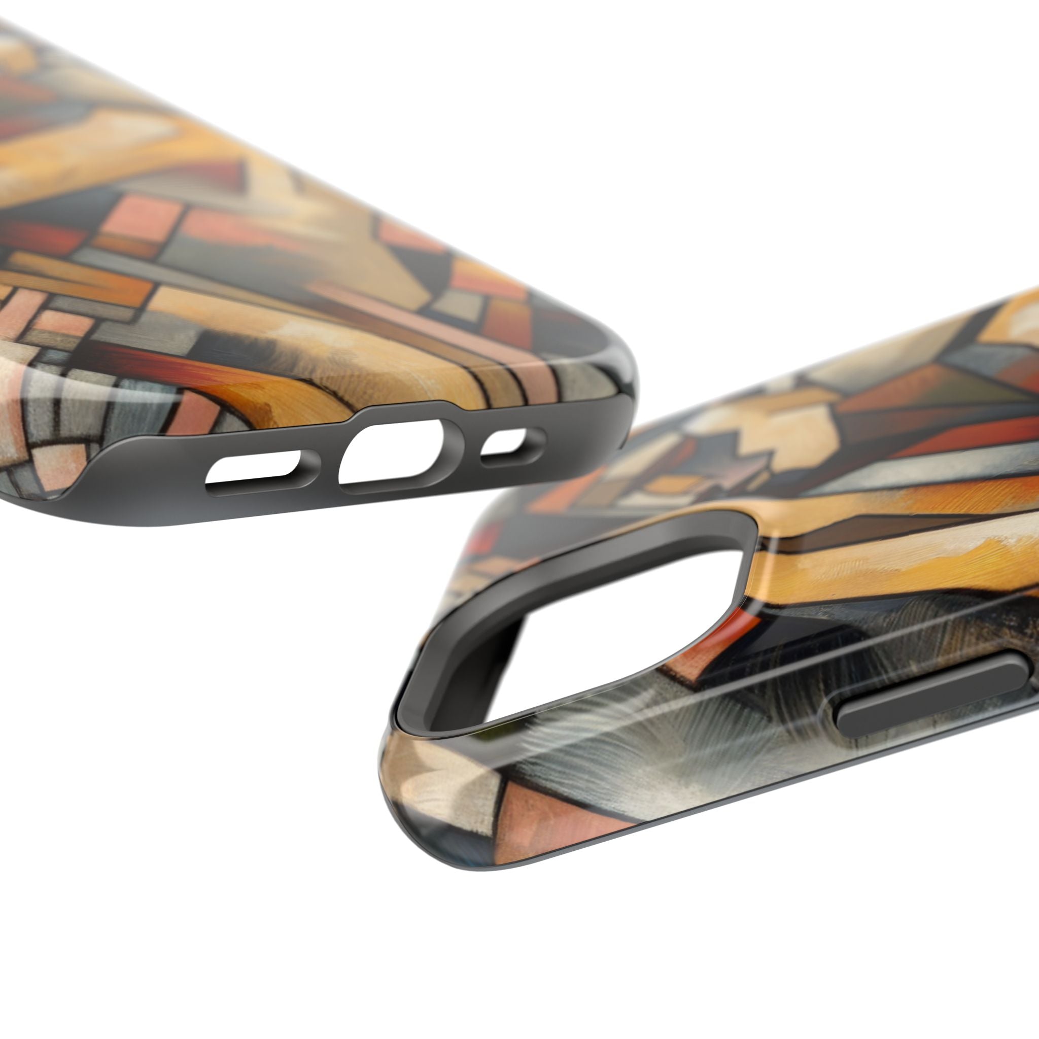 Impact Resistant Phone Case - Woman Abstract Design