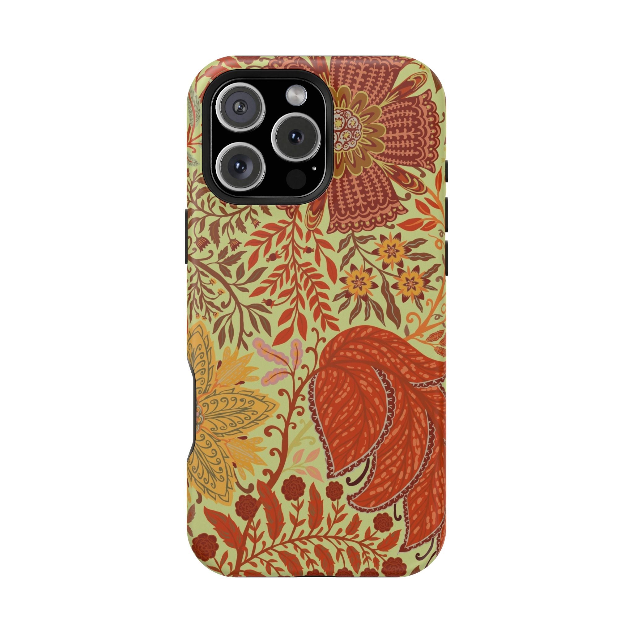 Floral Paisley Magnetic Impact-Resistant Phone Case