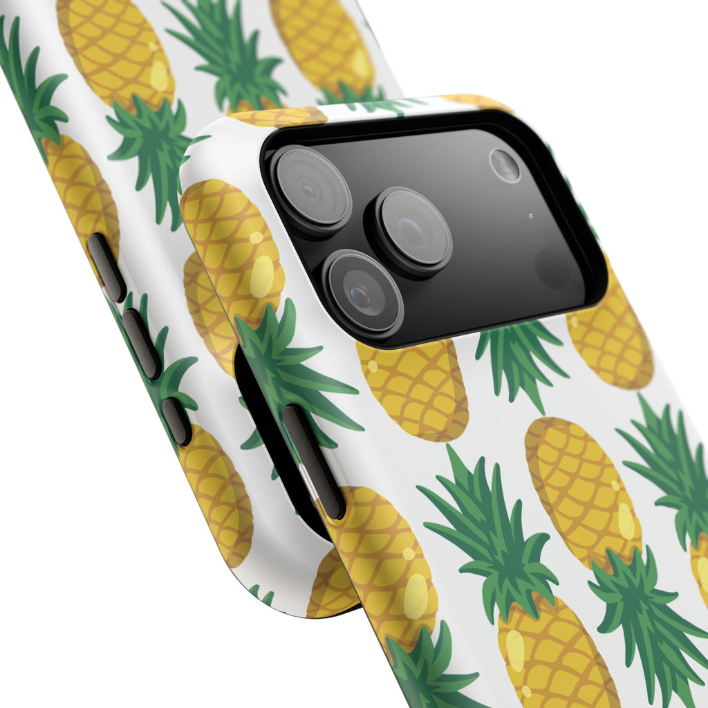 Pineapple Print Phone Case - Impact-Resistant