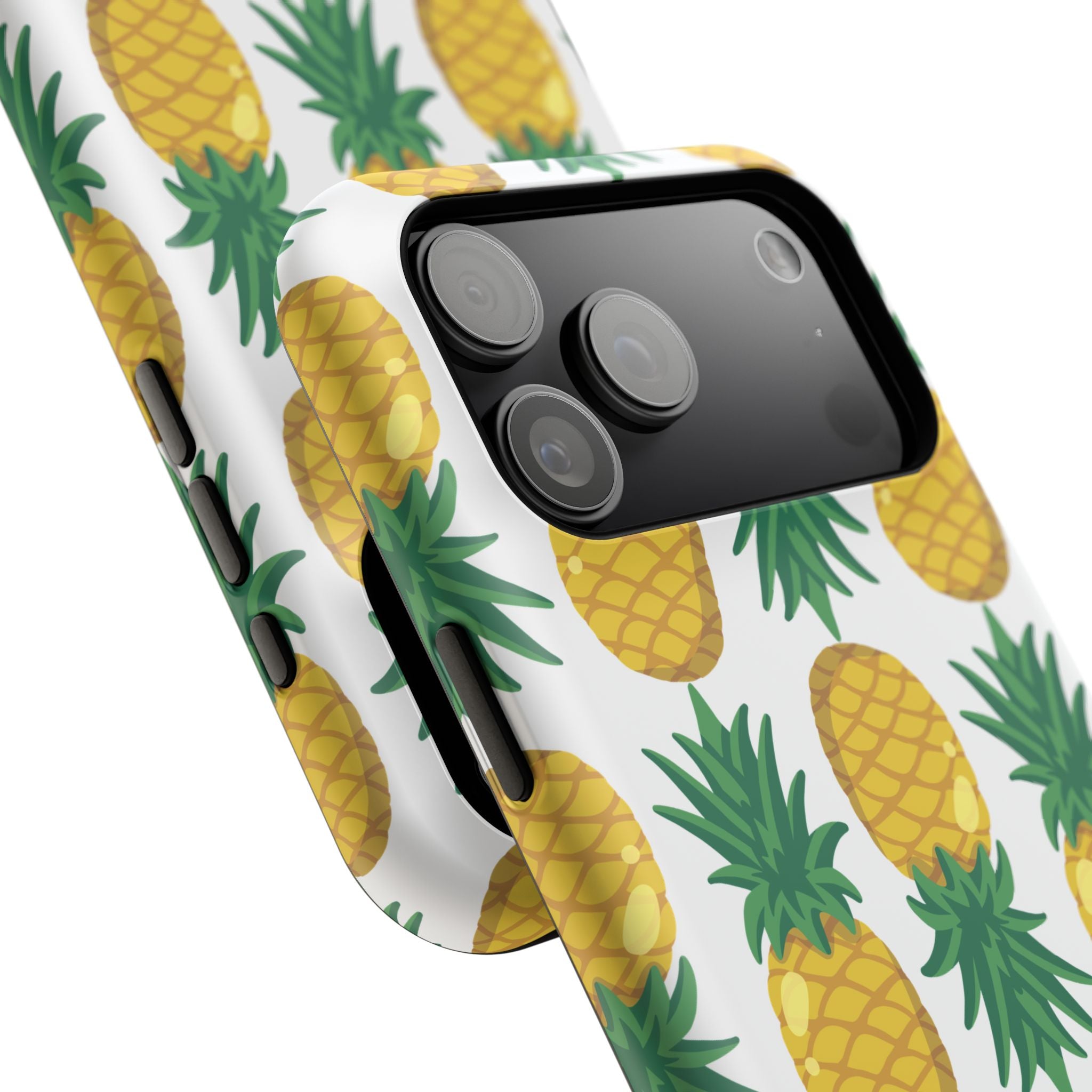 Pineapple Print Phone Case - Impact-Resistant