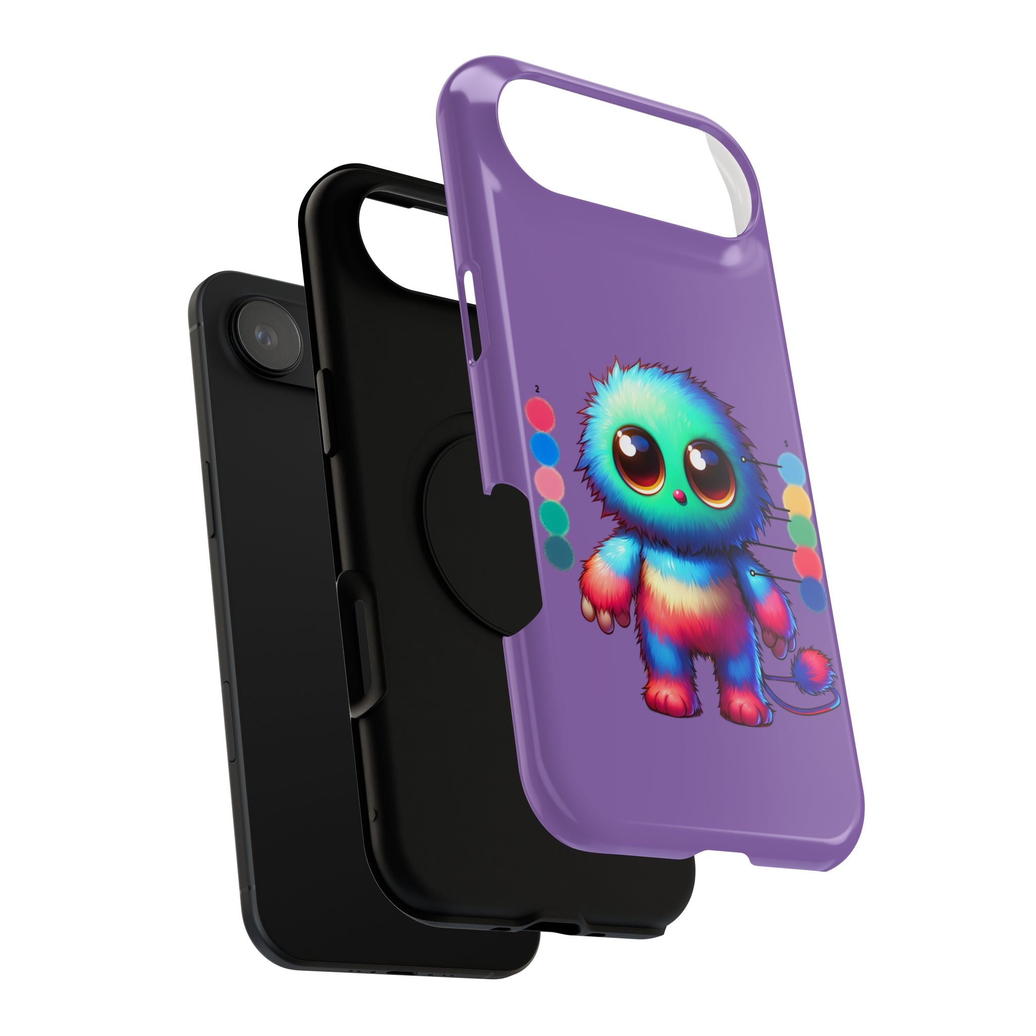 Colorful Cute Monster Impact Resistant Phone Case
