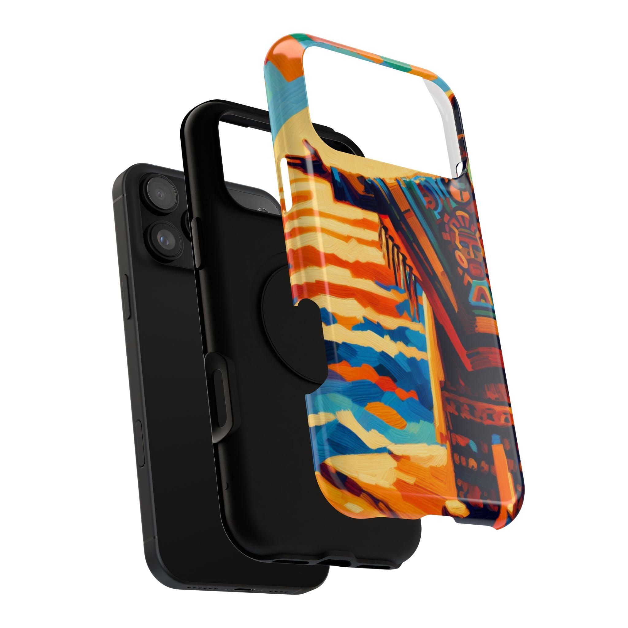 Impact Resistant Phone Case Sombrero Man Art