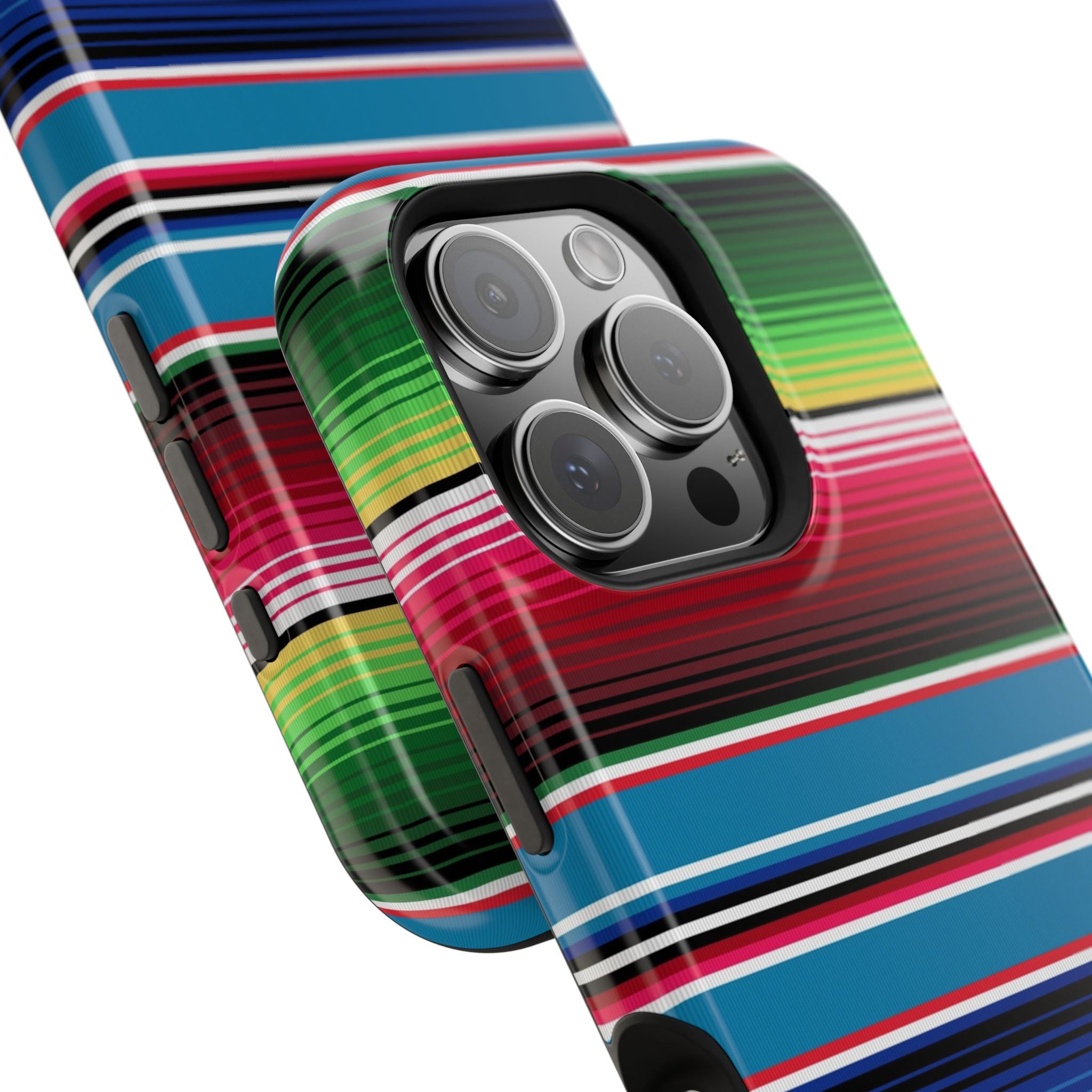 Sarape Striped Phone Case | Impact-Resistant