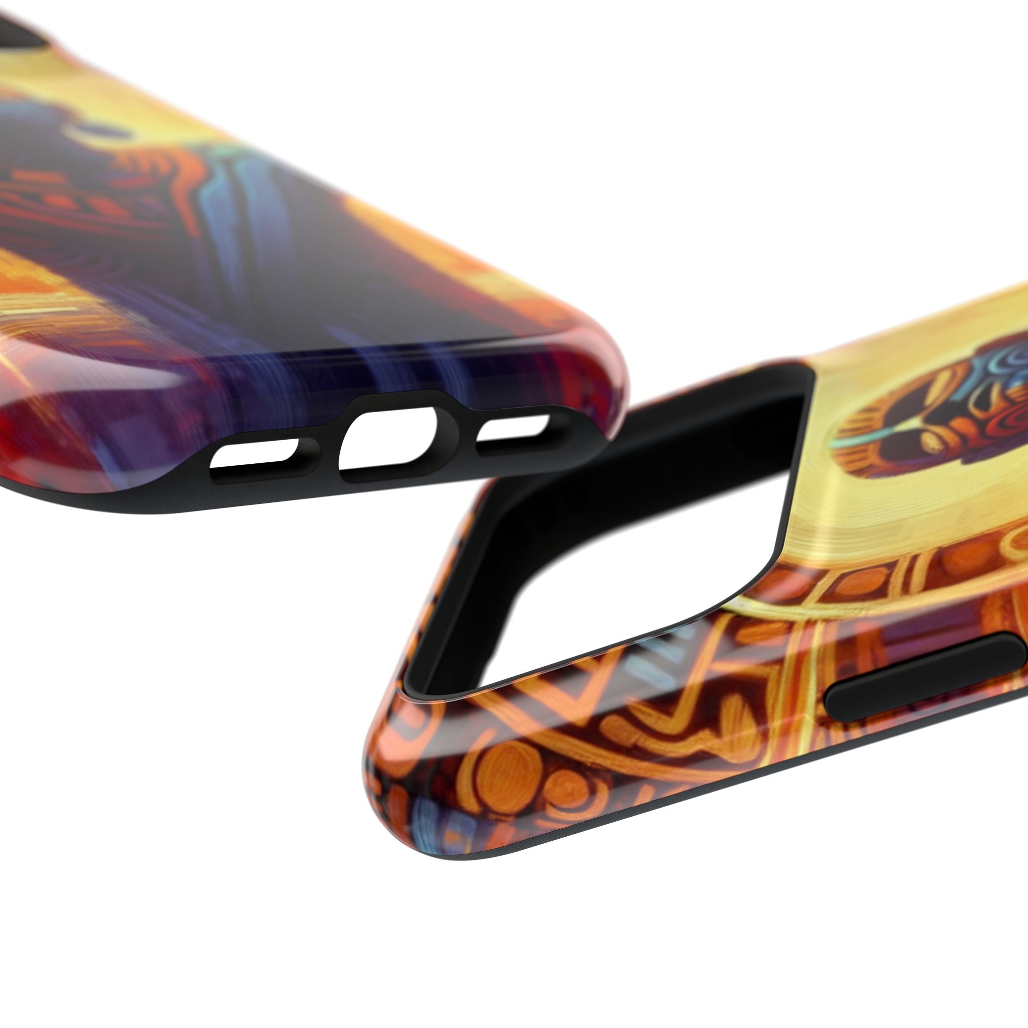 Impact Resistant Phone Case - Aztec Man