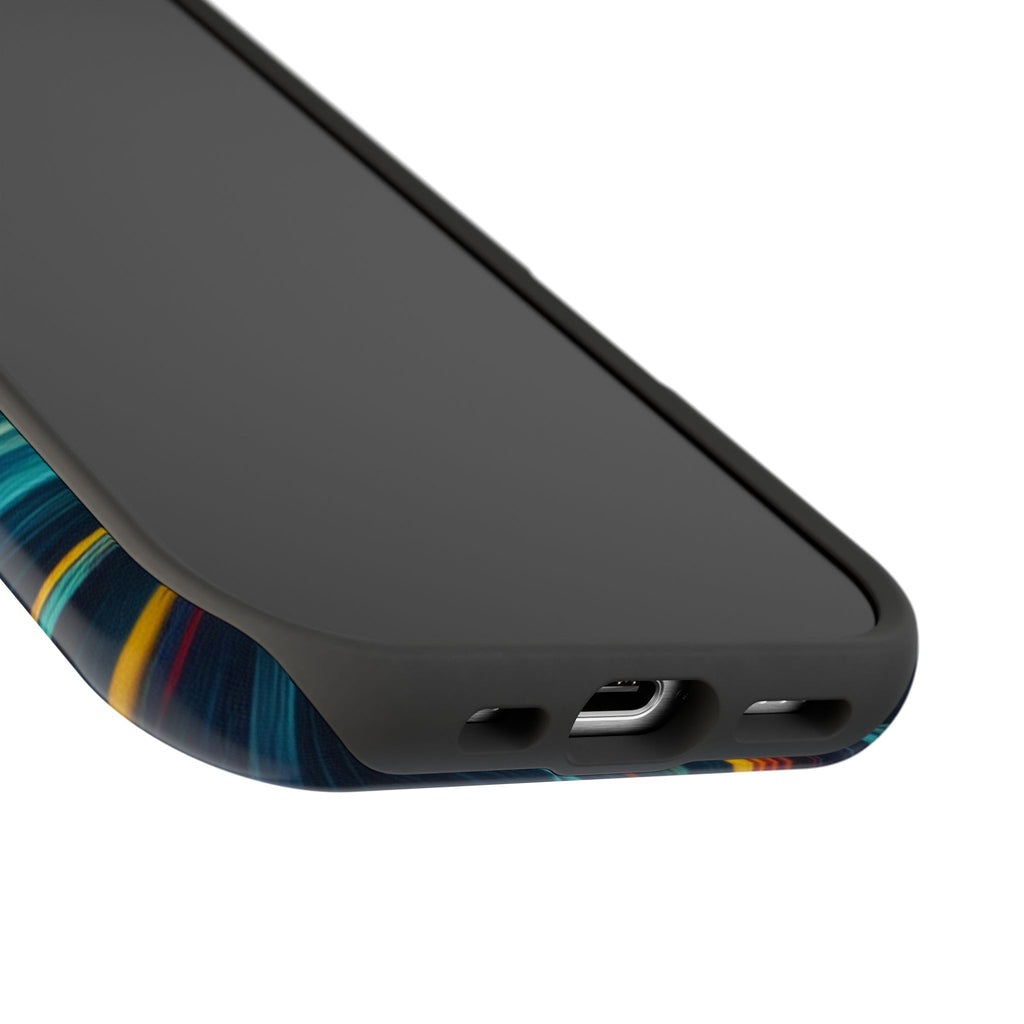 Surfer Riding Waves Impact Resistant Phone Case