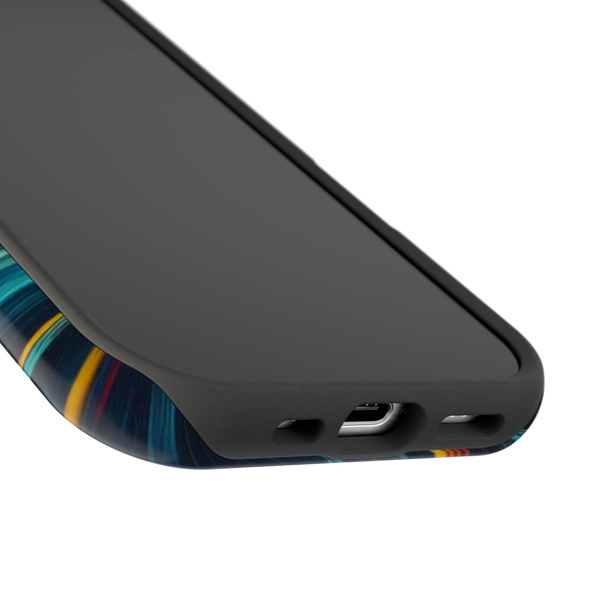 Surfer Riding Waves Impact Resistant Phone Case
