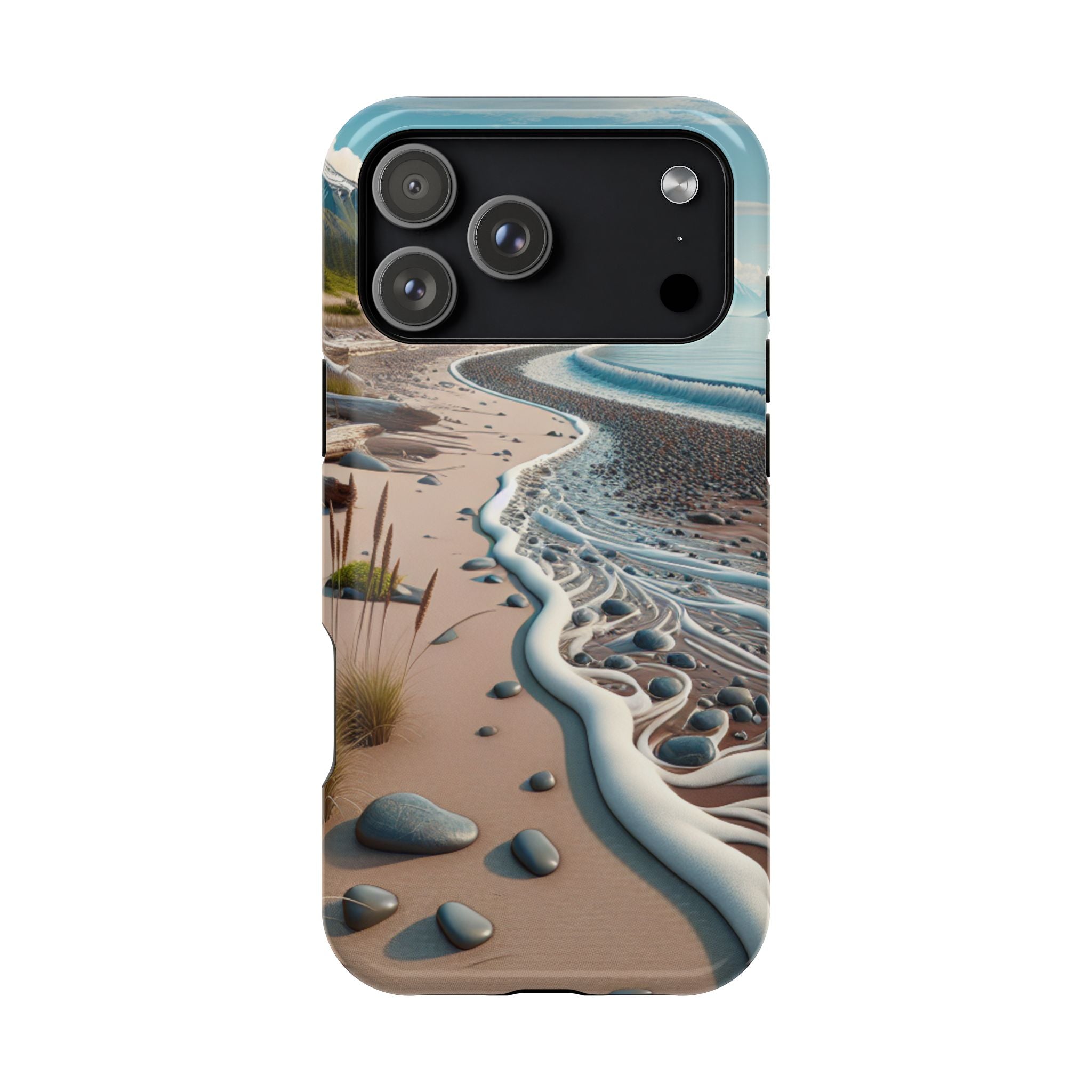 Beach Landscape Impact Resistant Phone Case