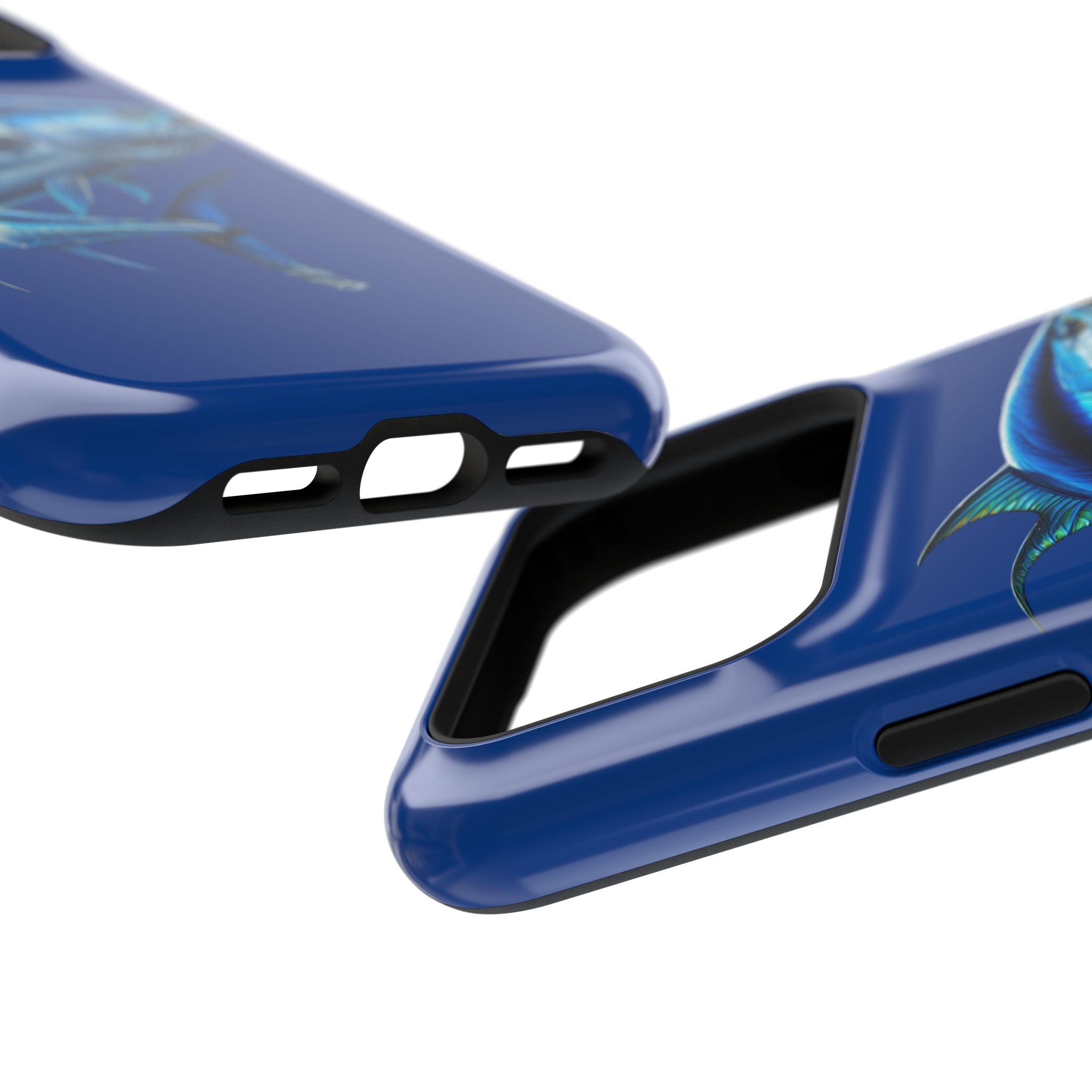Impact Resistant Phone Case - Blue Fin