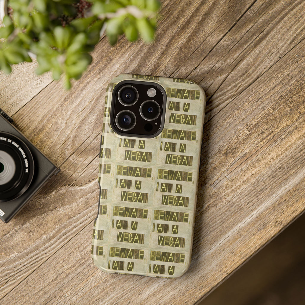 Vegan Message Phone Case | Impact-Resistant