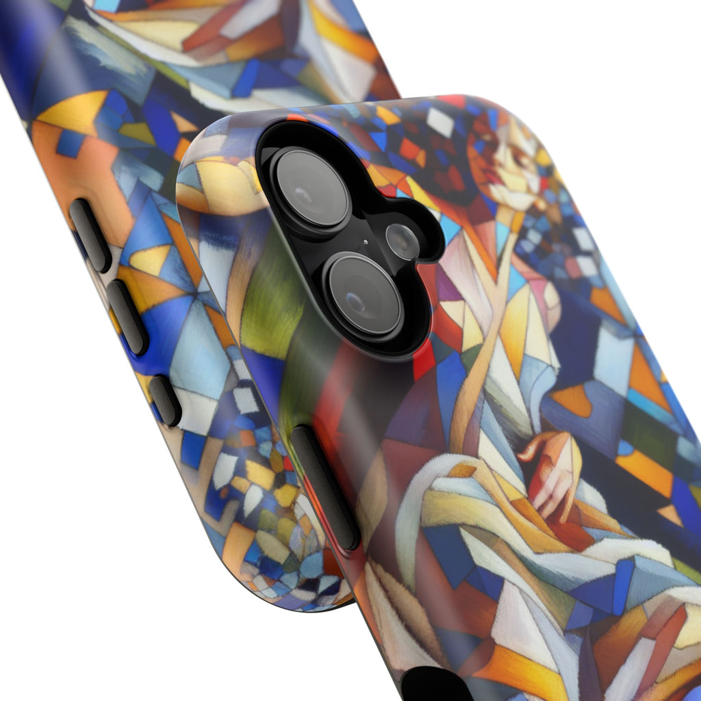 Abstract Stained Glass Dragon Impact Phone Case