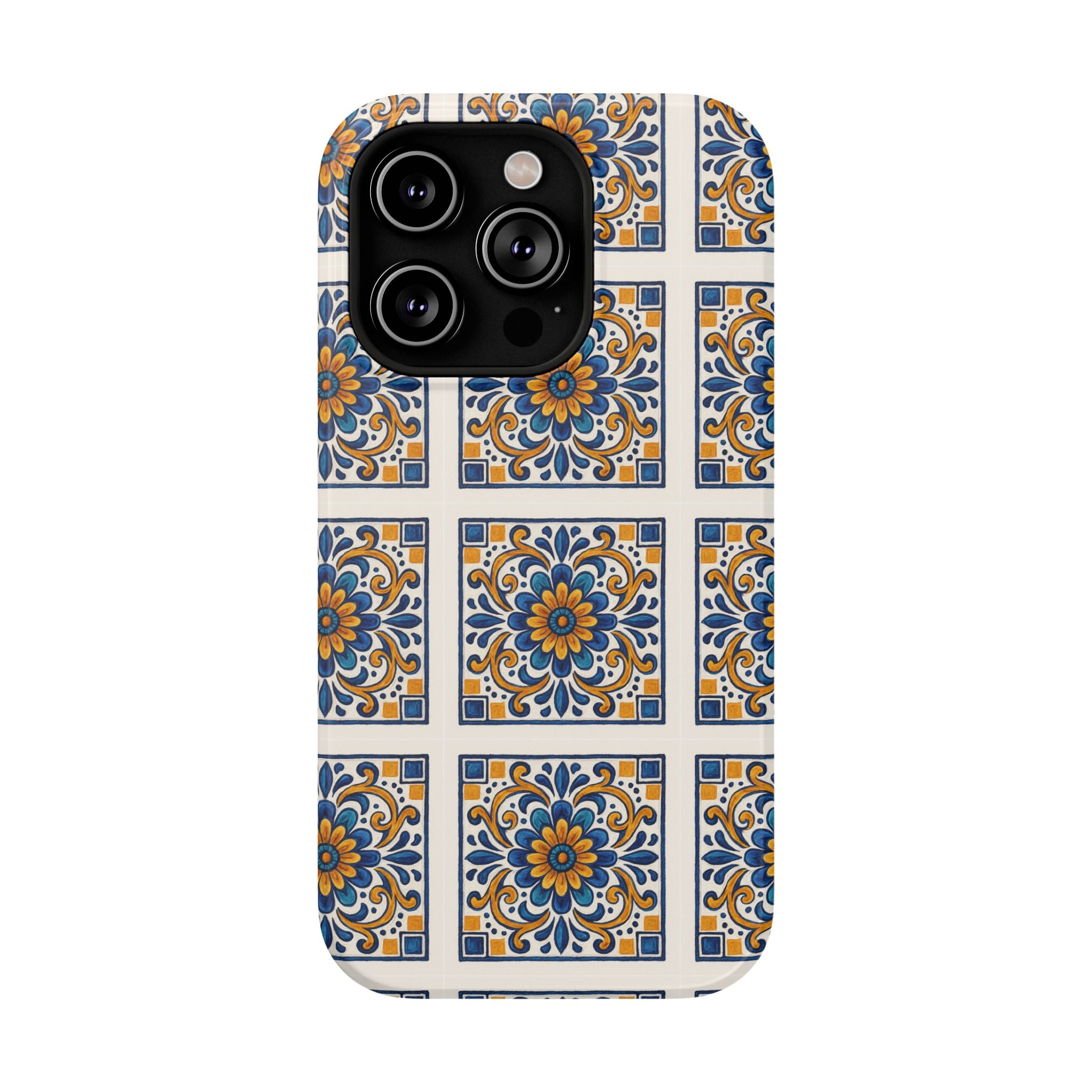 Colorful Floral Phone Case, Durable Impact-Resistant