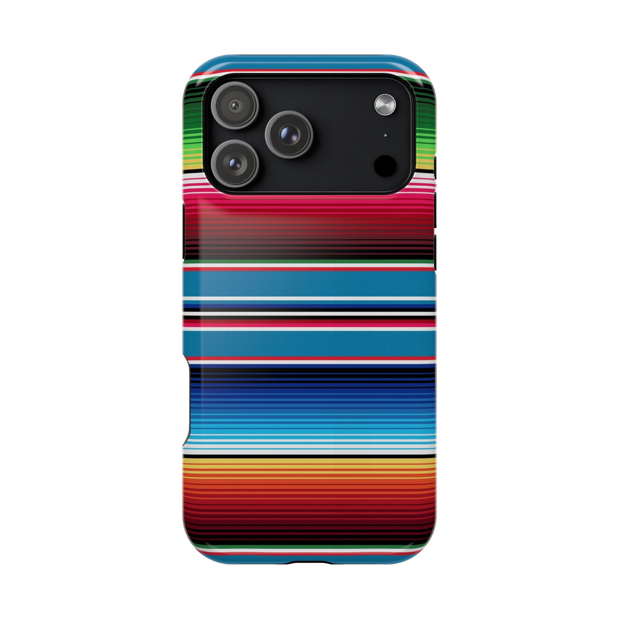 Sarape Striped Phone Case | Impact-Resistant