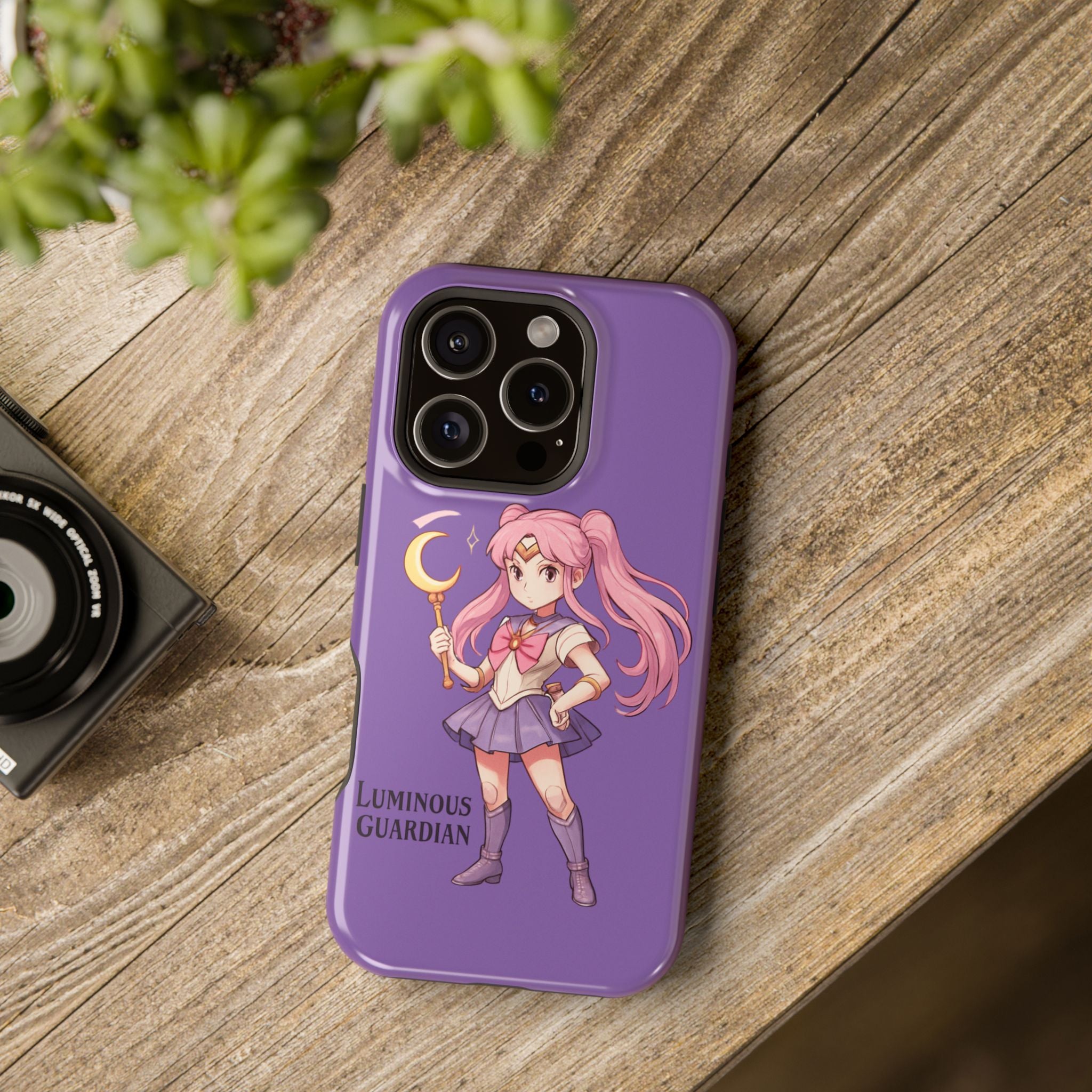 Luminous Guardian Phone Case, Impact-Resistant
