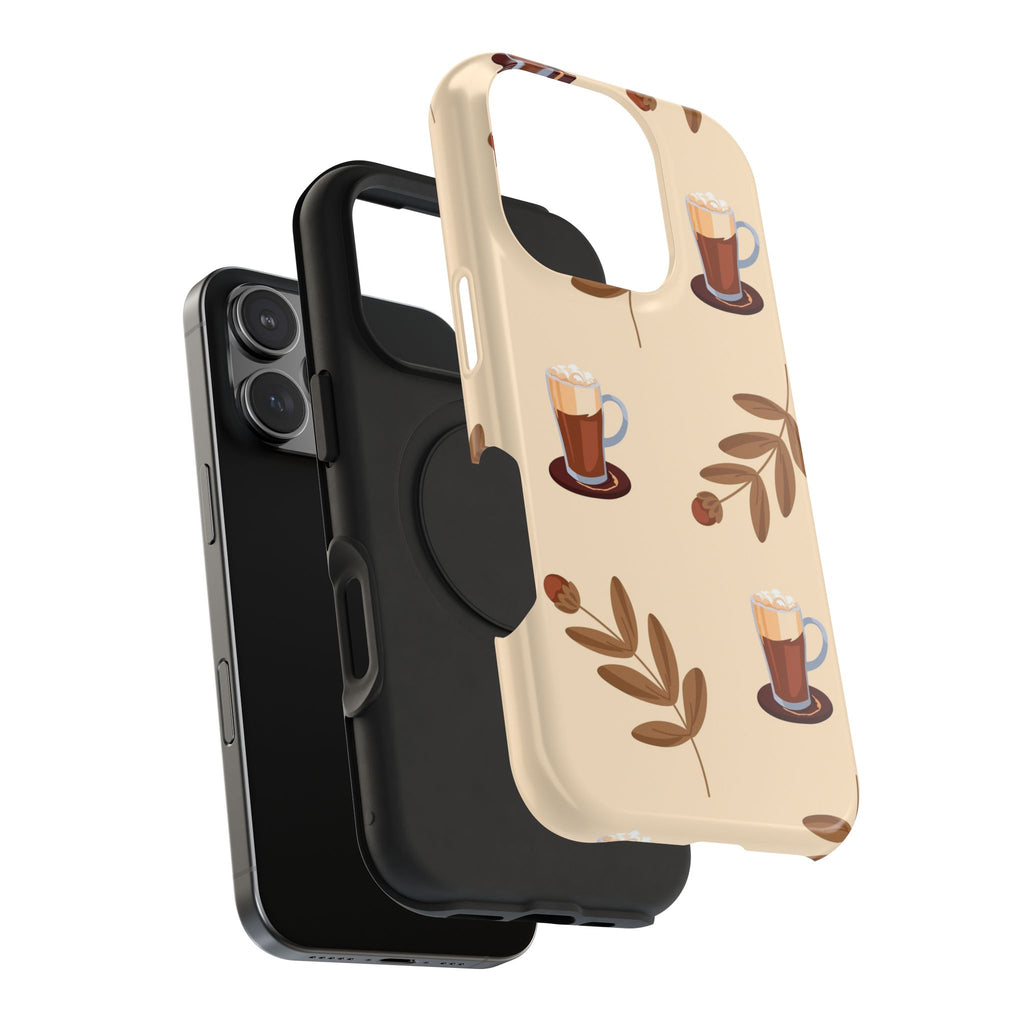 Stylish Coffee Phone Case, Impact-Resistant