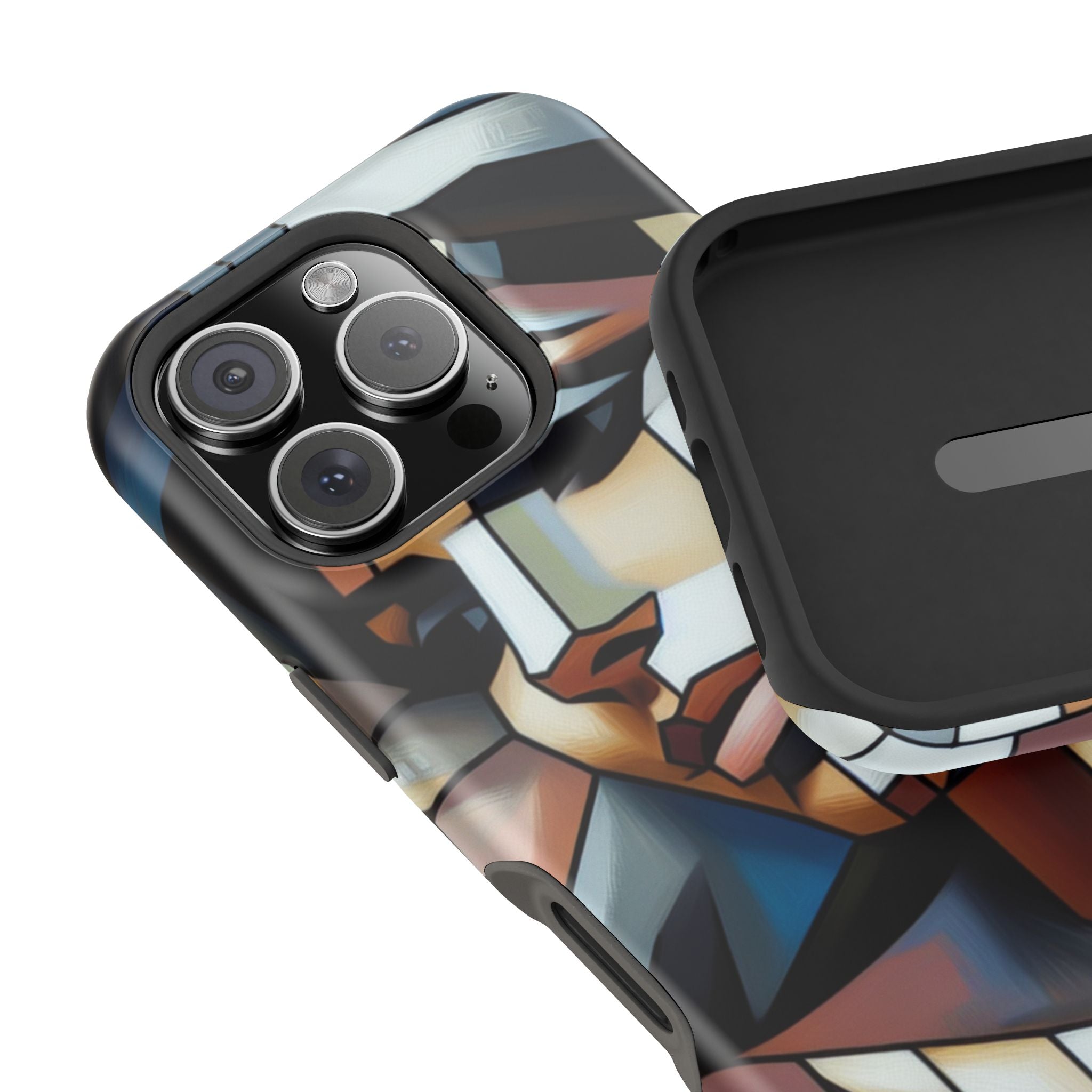 Impact Resistant Phone Case -Woman Looking Side Abstract