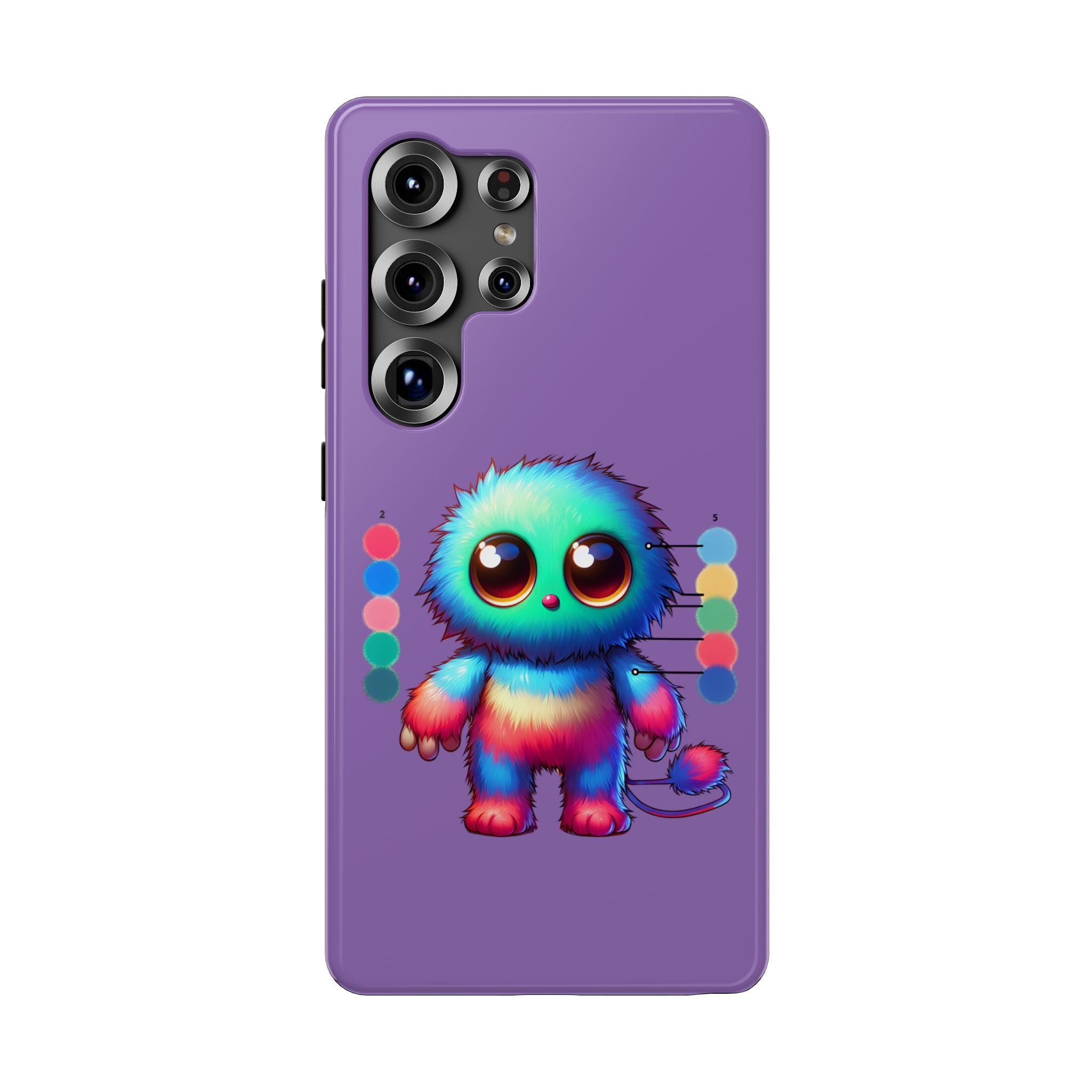 Colorful Cute Monster Impact Resistant Phone Case