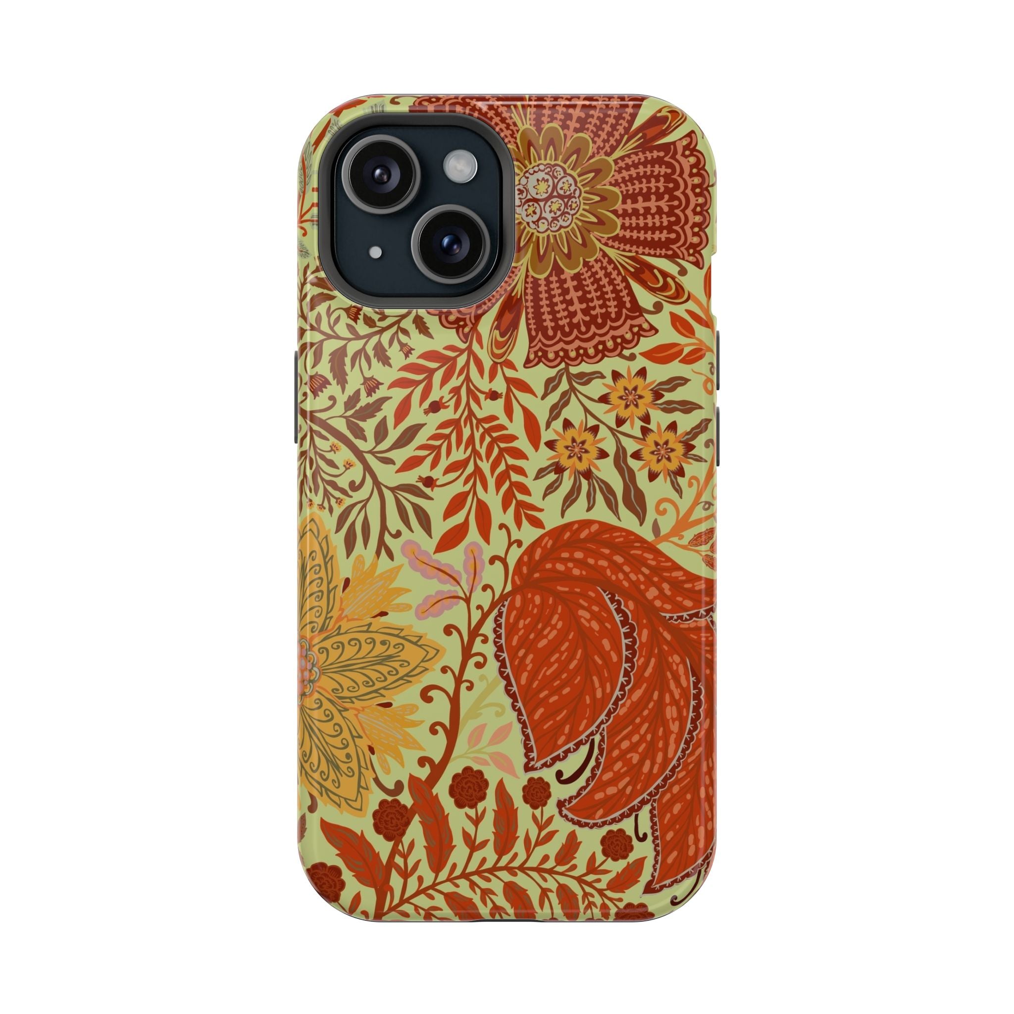 Floral Paisley Magnetic Impact-Resistant Phone Case