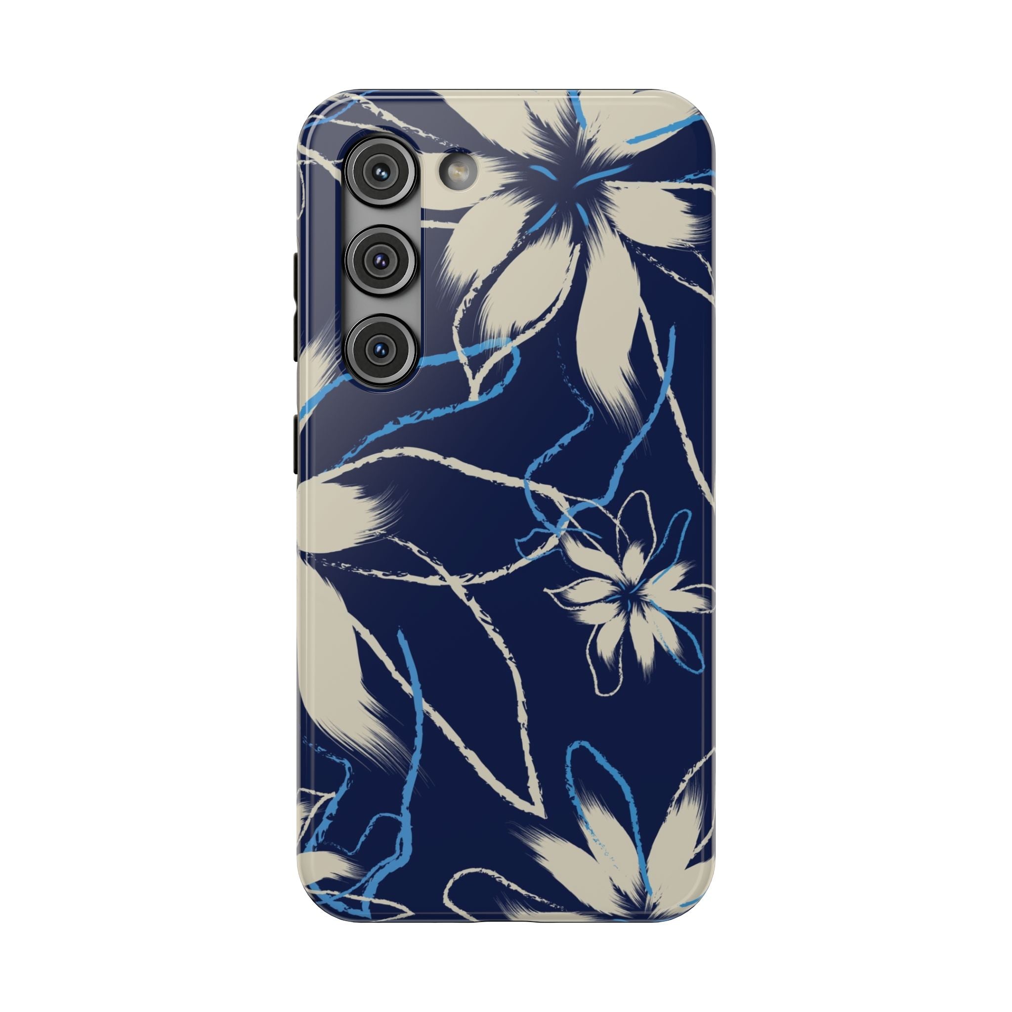 Floral Impact-Resistant Phone Case, Durable
