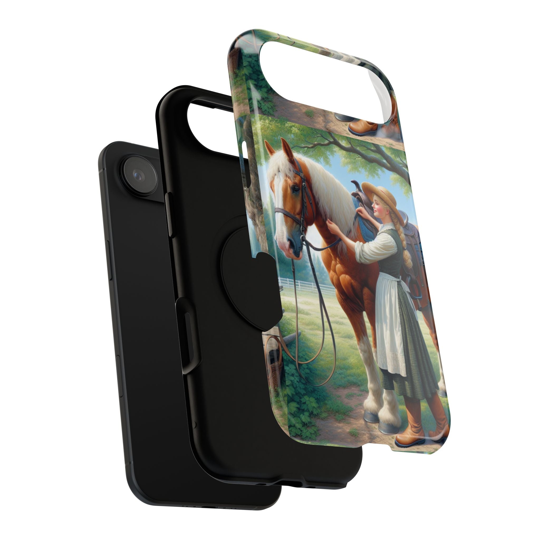 Classic Horse Care Impact Resistant Phone Case
